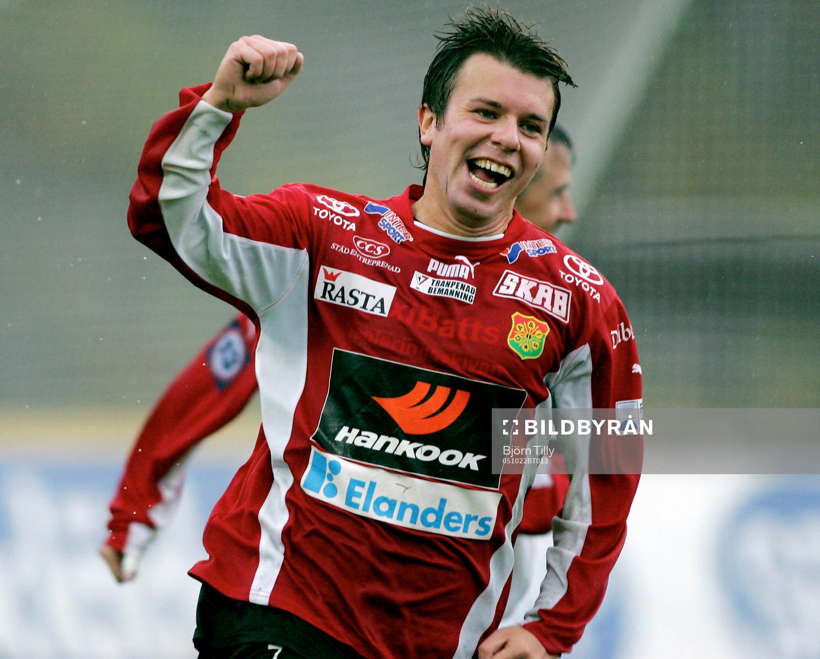  Thomas Heed, Gais, jubel efter 1-2.
