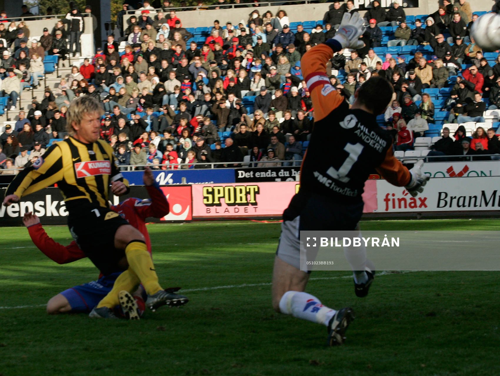 0-1, Jesper Ljung skjuter förbi Daniel Andersson