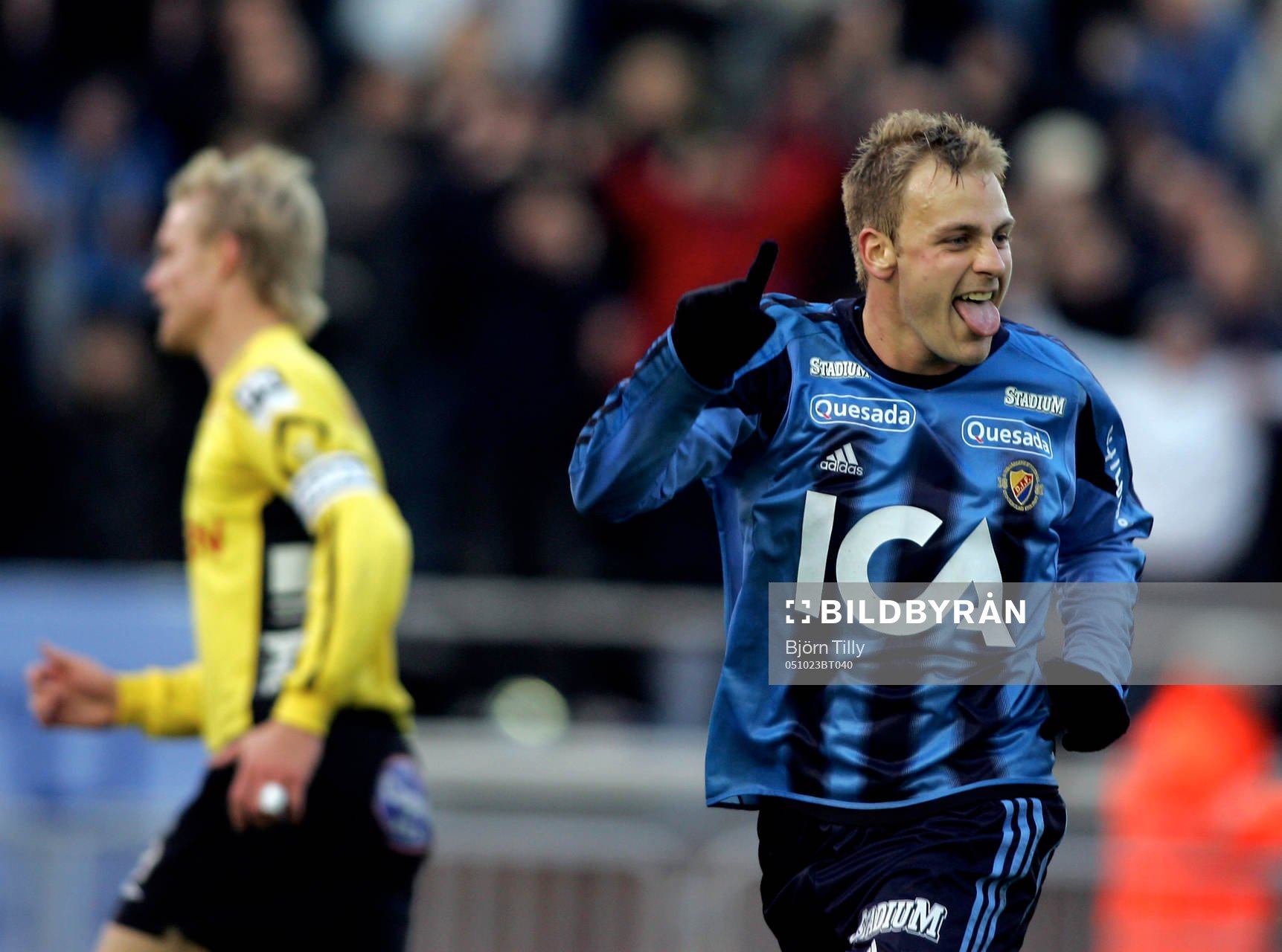 Djurgården Svenska Mästare. Daniel Sjölund, Djurgården.