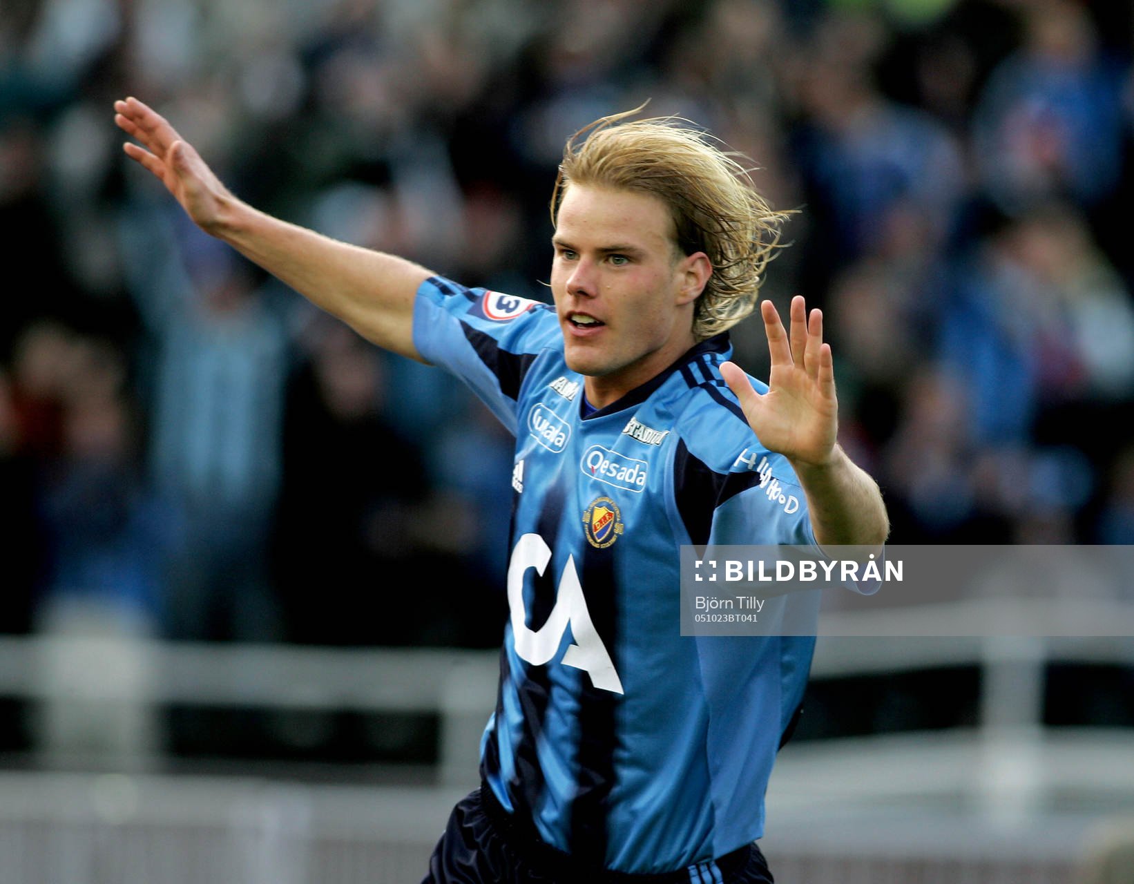 Djurgården Svenska Mästare. Fredrik Stenman, Djurgården.