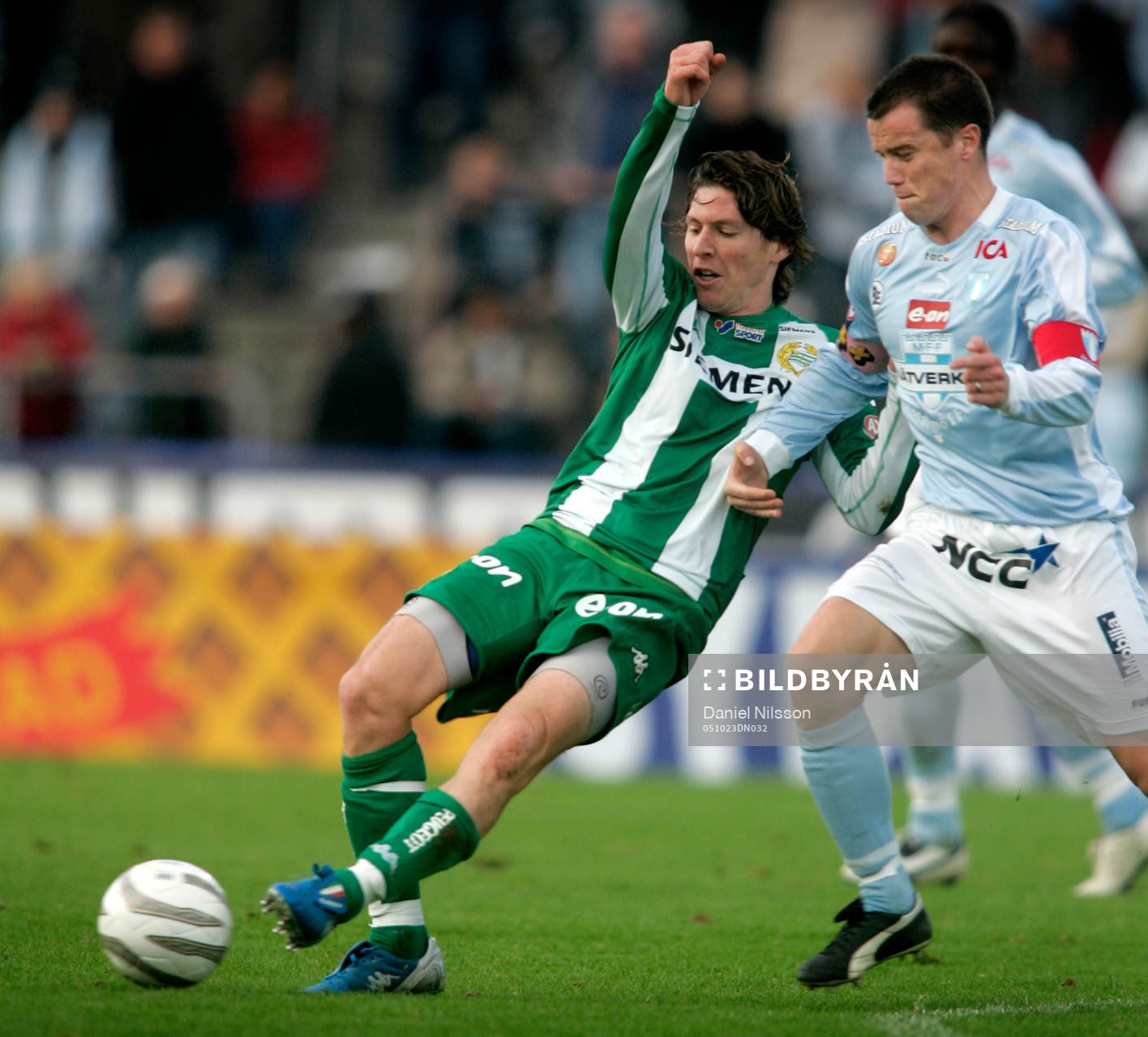 Daniel Andersson, Malmö och Erik Fischbein, Hammarby