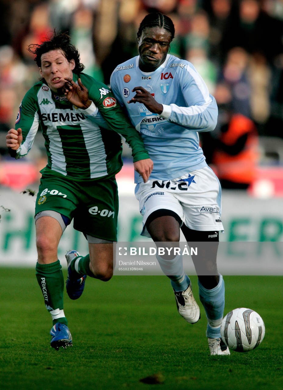 Erik Fischbein, Hammarby och Raoul Koukakou, Malmö