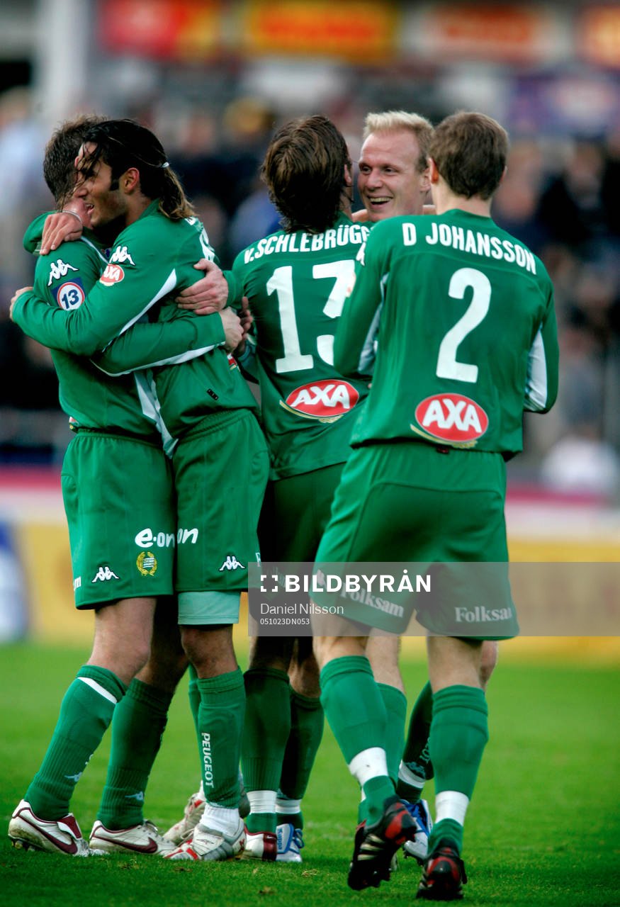 Hammarby firade att man blev fyra i allsvenskan och får