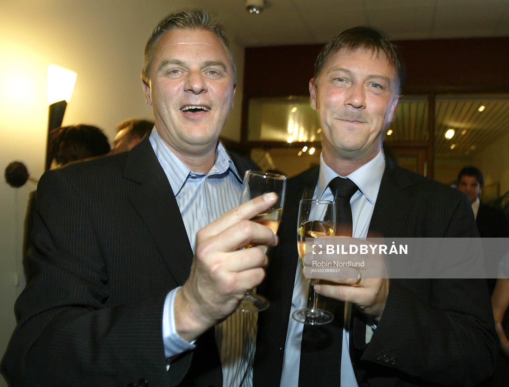 Lars Sandberg och Kjell Jonevret, tränare