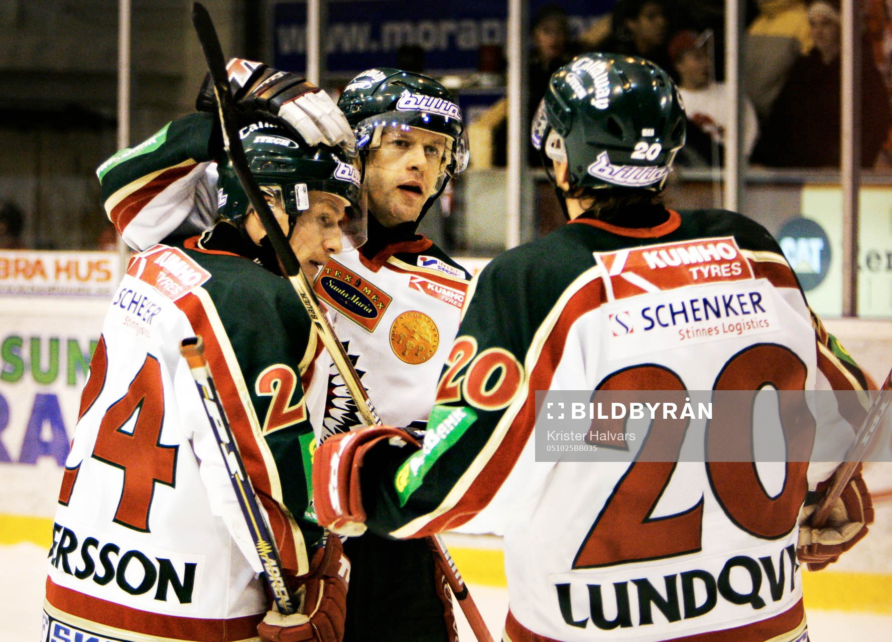Joel Lundqvist, Niklas Andersson och Tomi Kallio, Frölunda