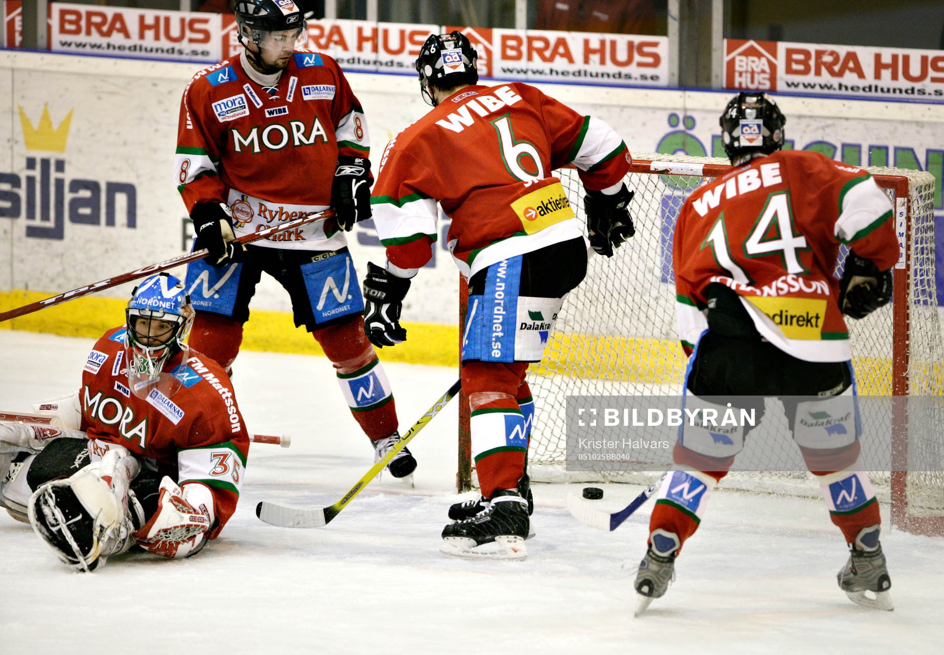 2-3 går in bakom Petri Vehanen, Mora (målvakt) i