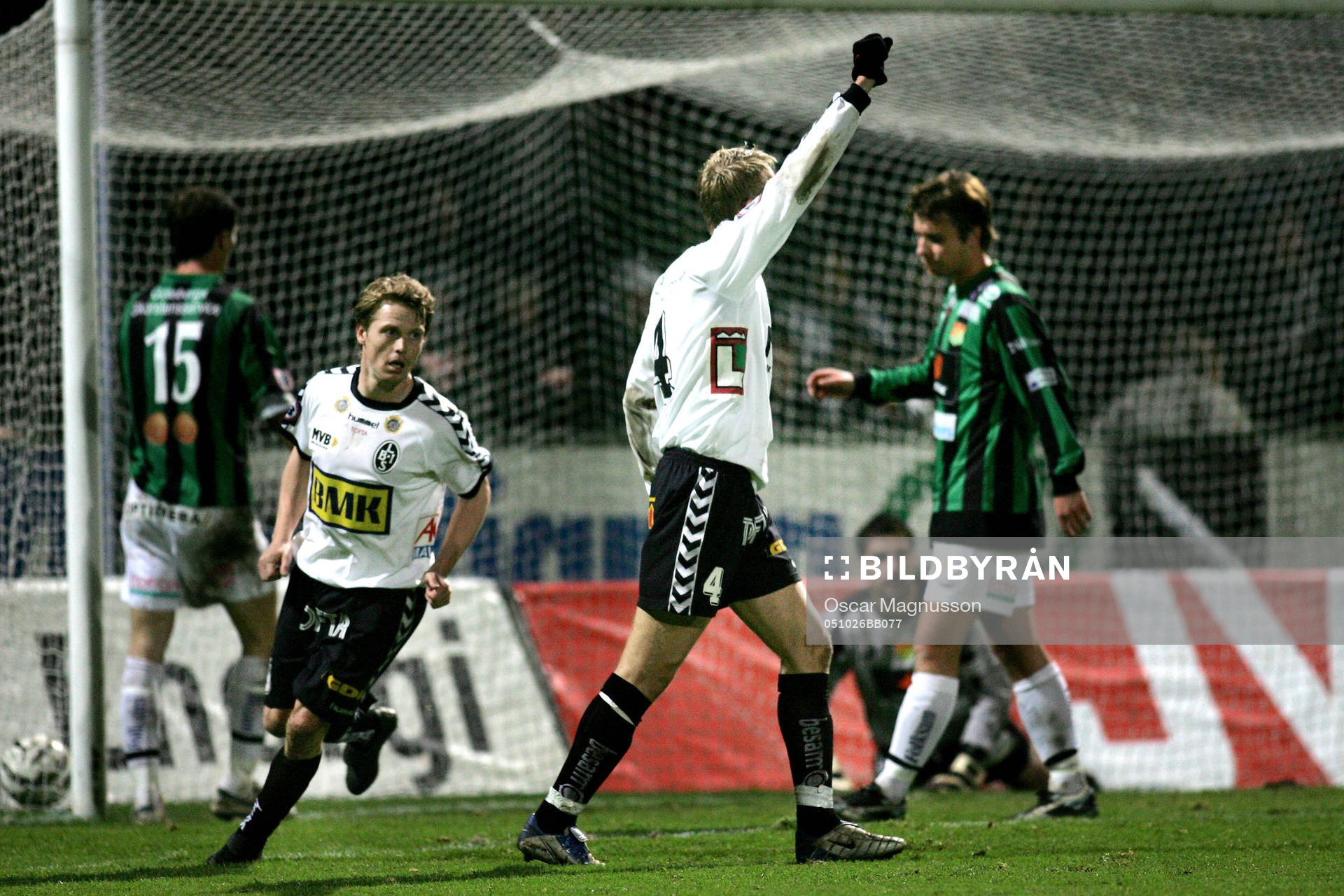  Landskrona jubel efter 1-2.