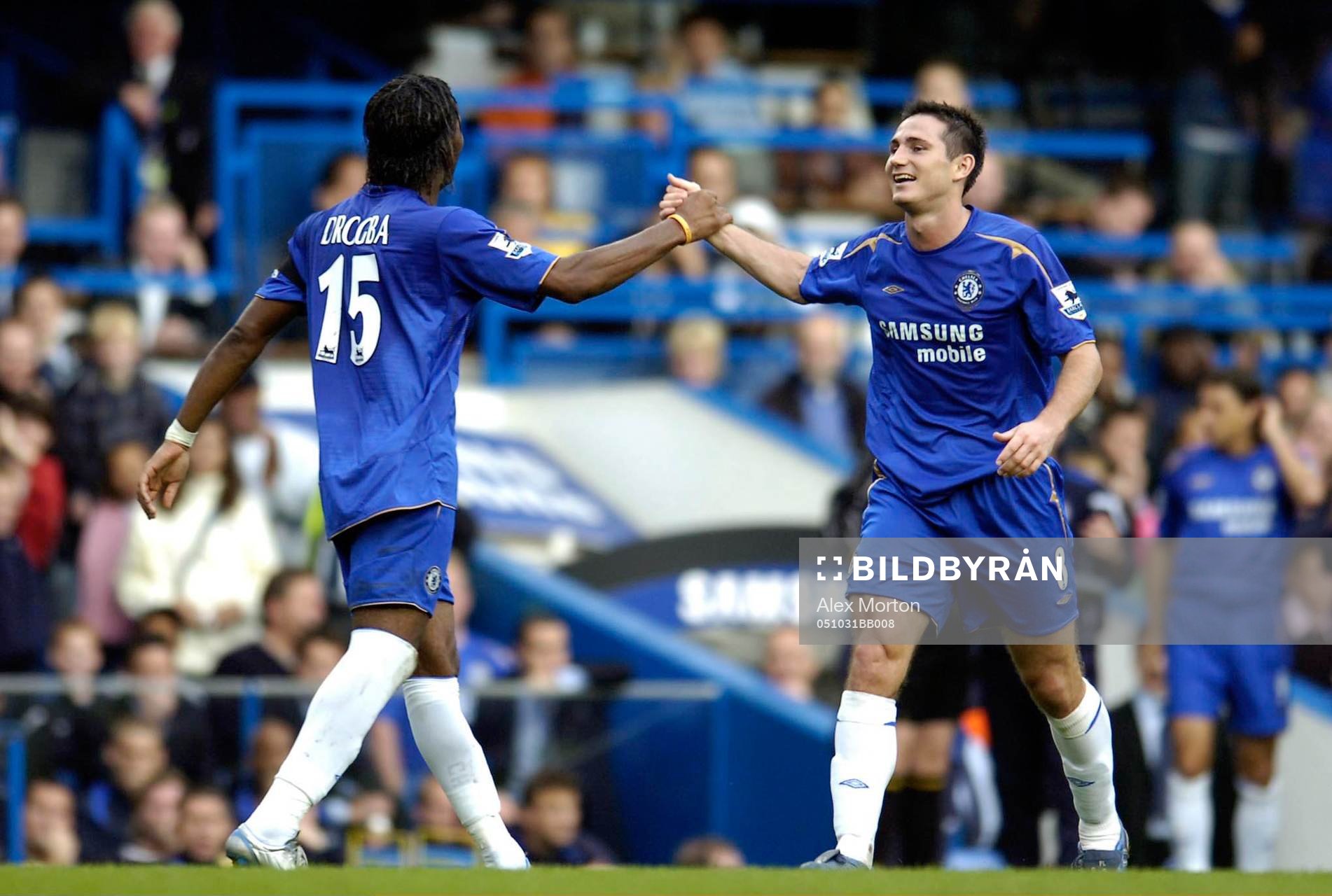  Frank Lampard och Didier Drogba, Chelsea (Jubel)
