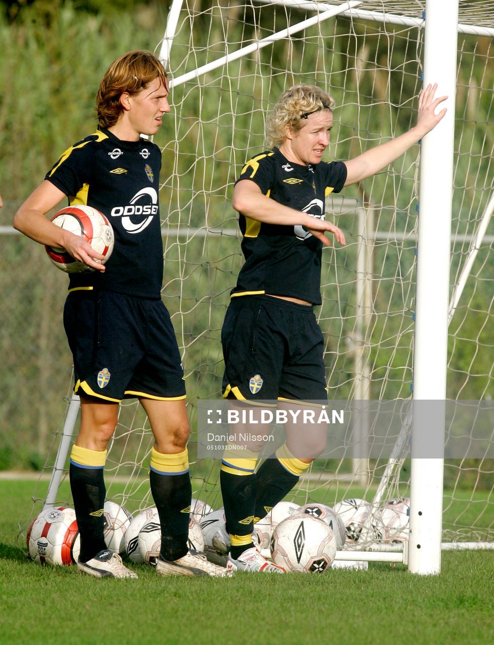 Malin Andersson och Victoria Svensson, Sverige