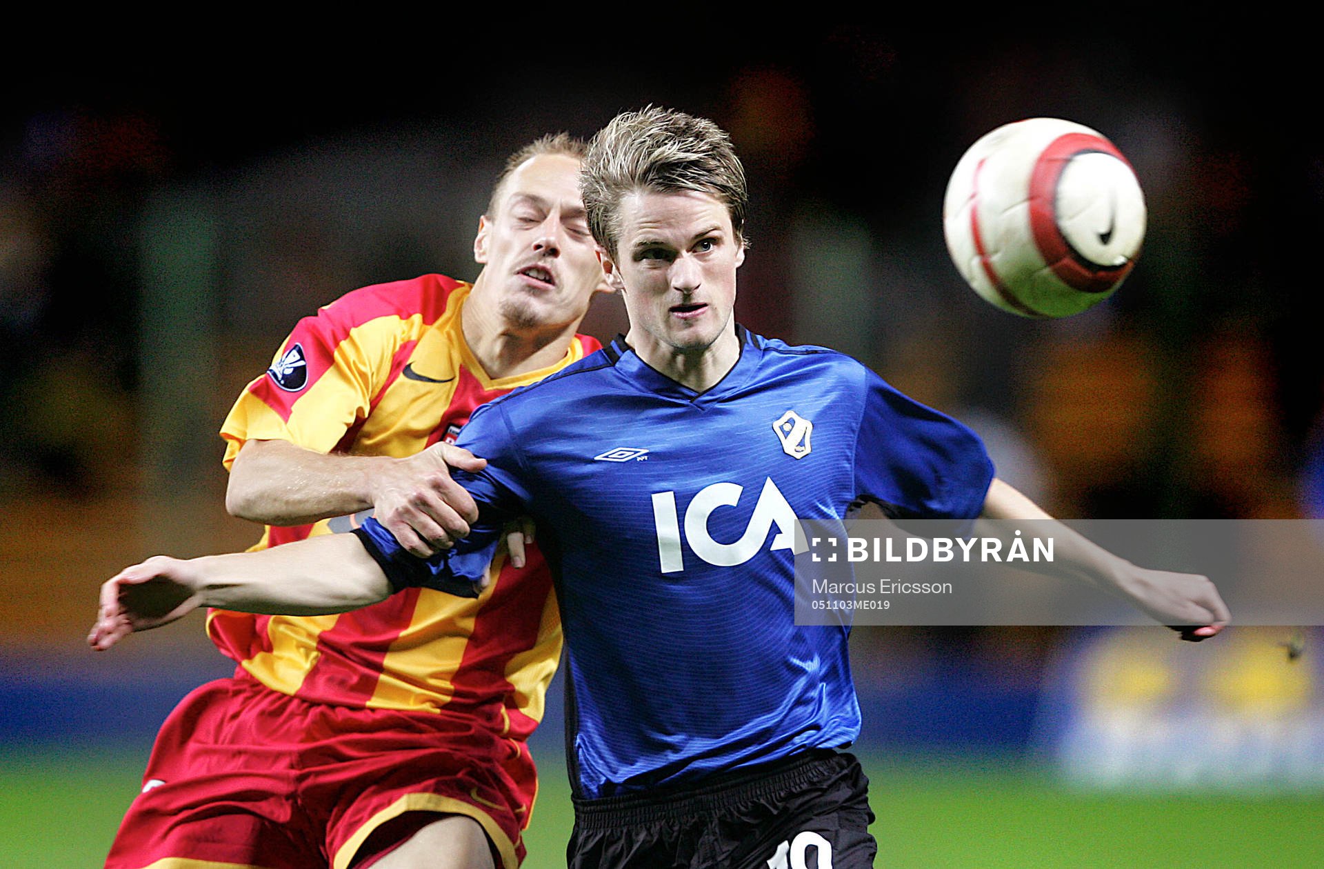 Gunnar Thorvaldsson, Halmstad och Nicolas Gillet, Lens