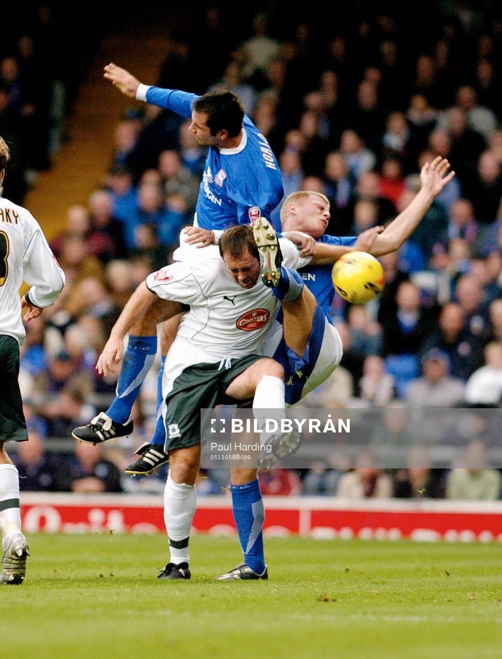 Jay McEveley och Kevin Horlock, Ipswich och Micky Evans,