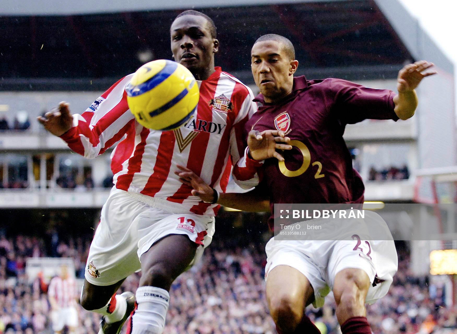 Gael Clichy, Arsenal och Nayron Nosworthy, Sunderland