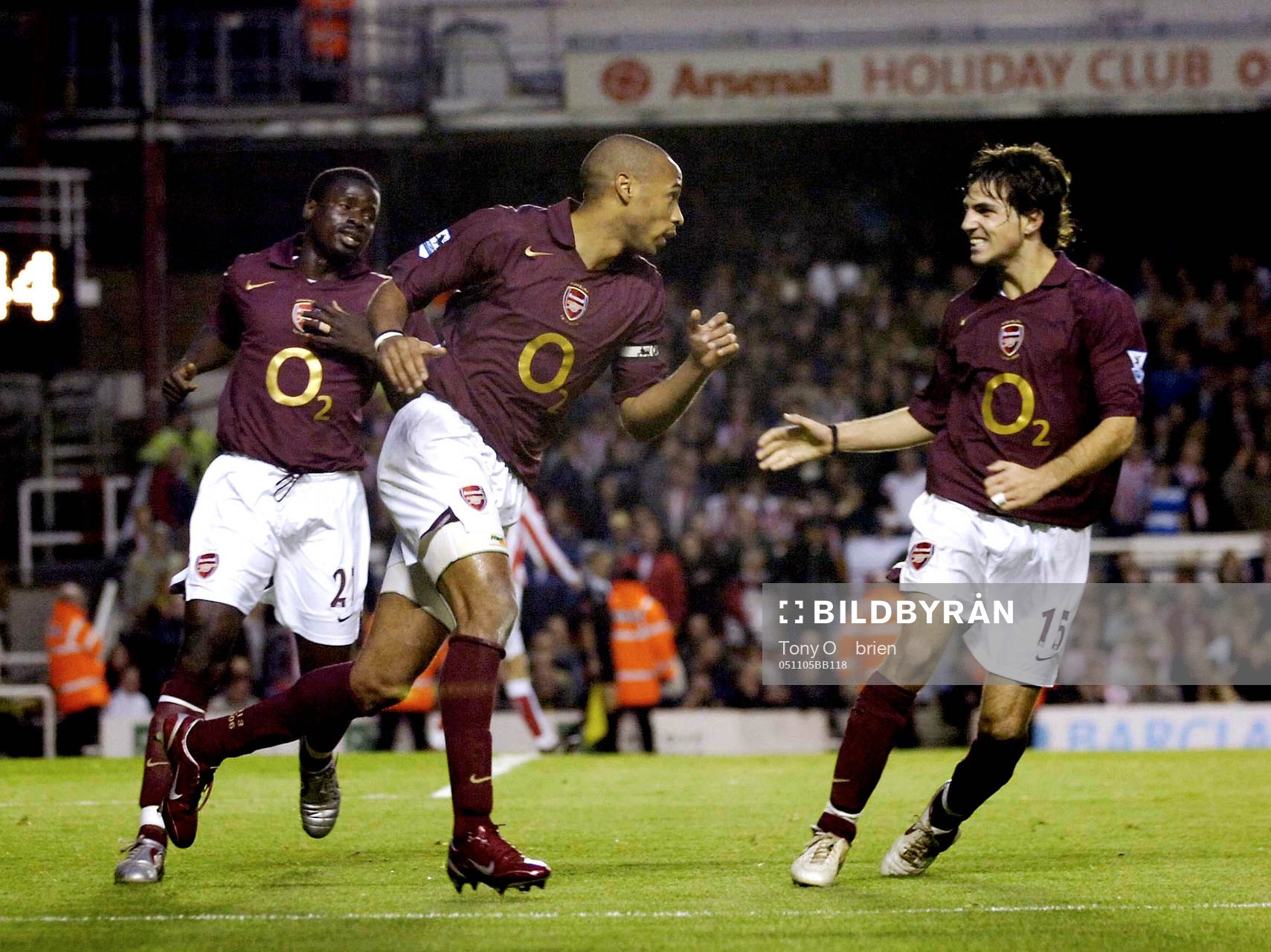  Thierry Henry, Arsenal, jubel.