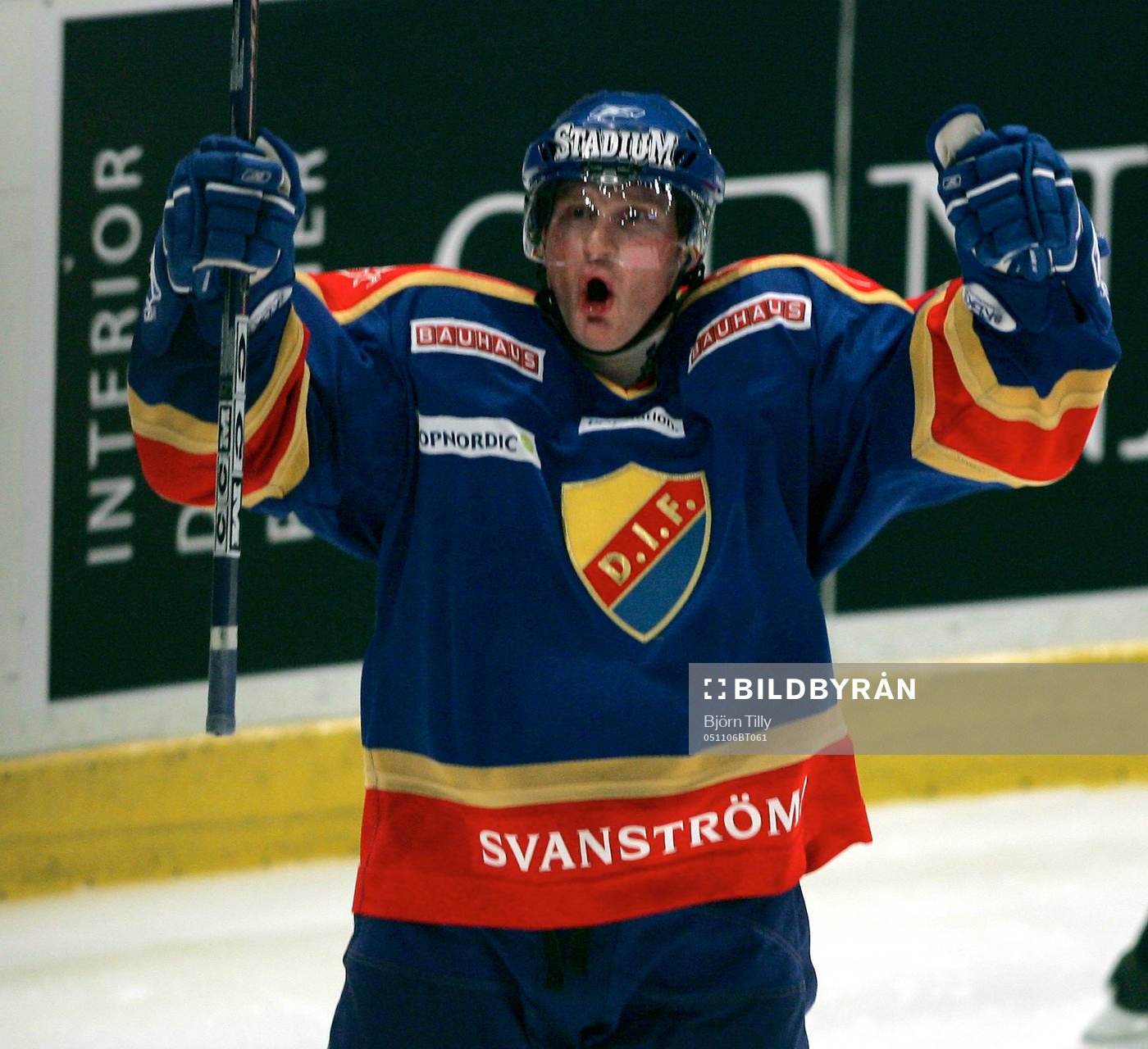 Henrik Nordfeldt, Djurgården tvåmålsskytt. Jubel