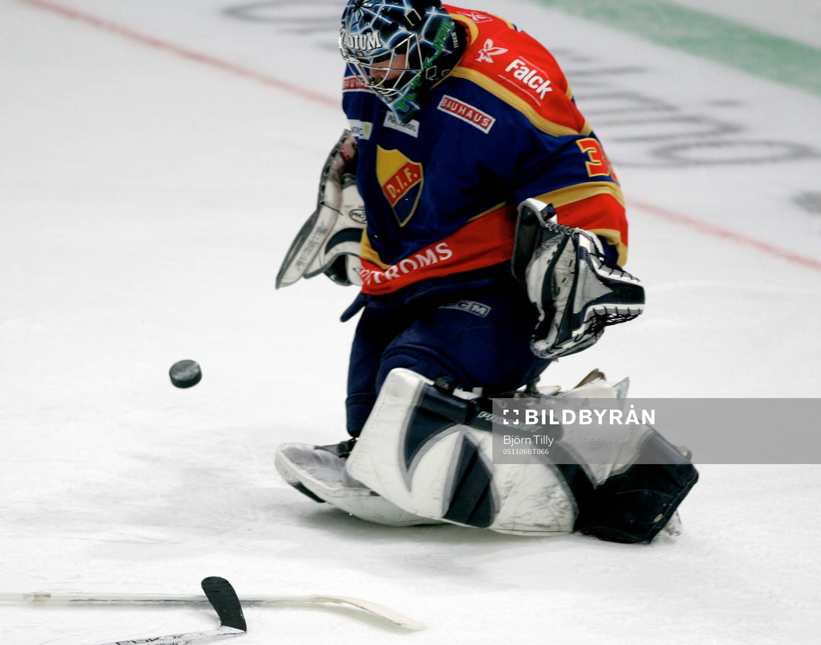 Teemu Lassila, målvakt, Djurgården räddar utan klubba