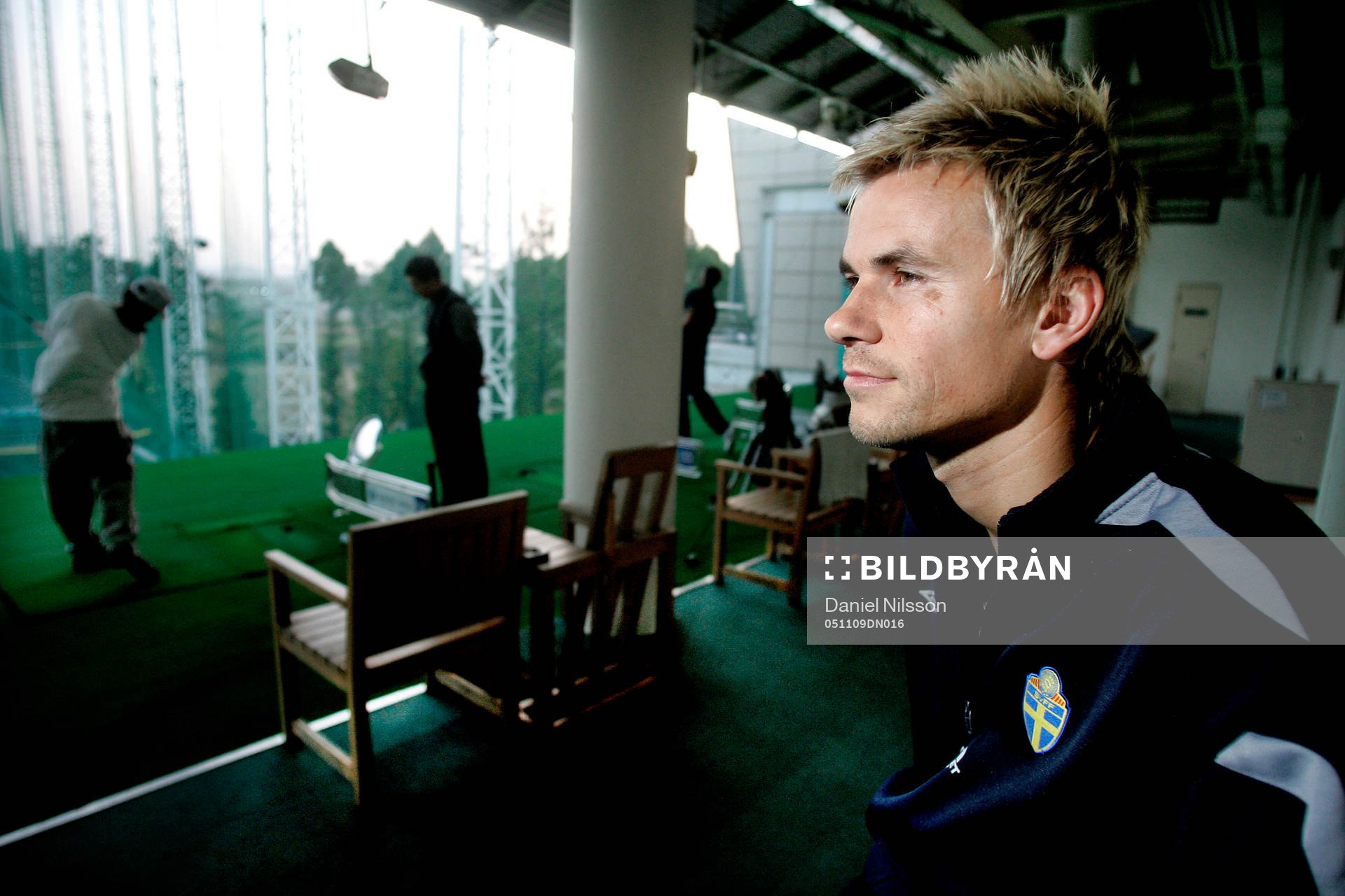 Niclas Alexandersson, Sverige, kollar in folk som spelar