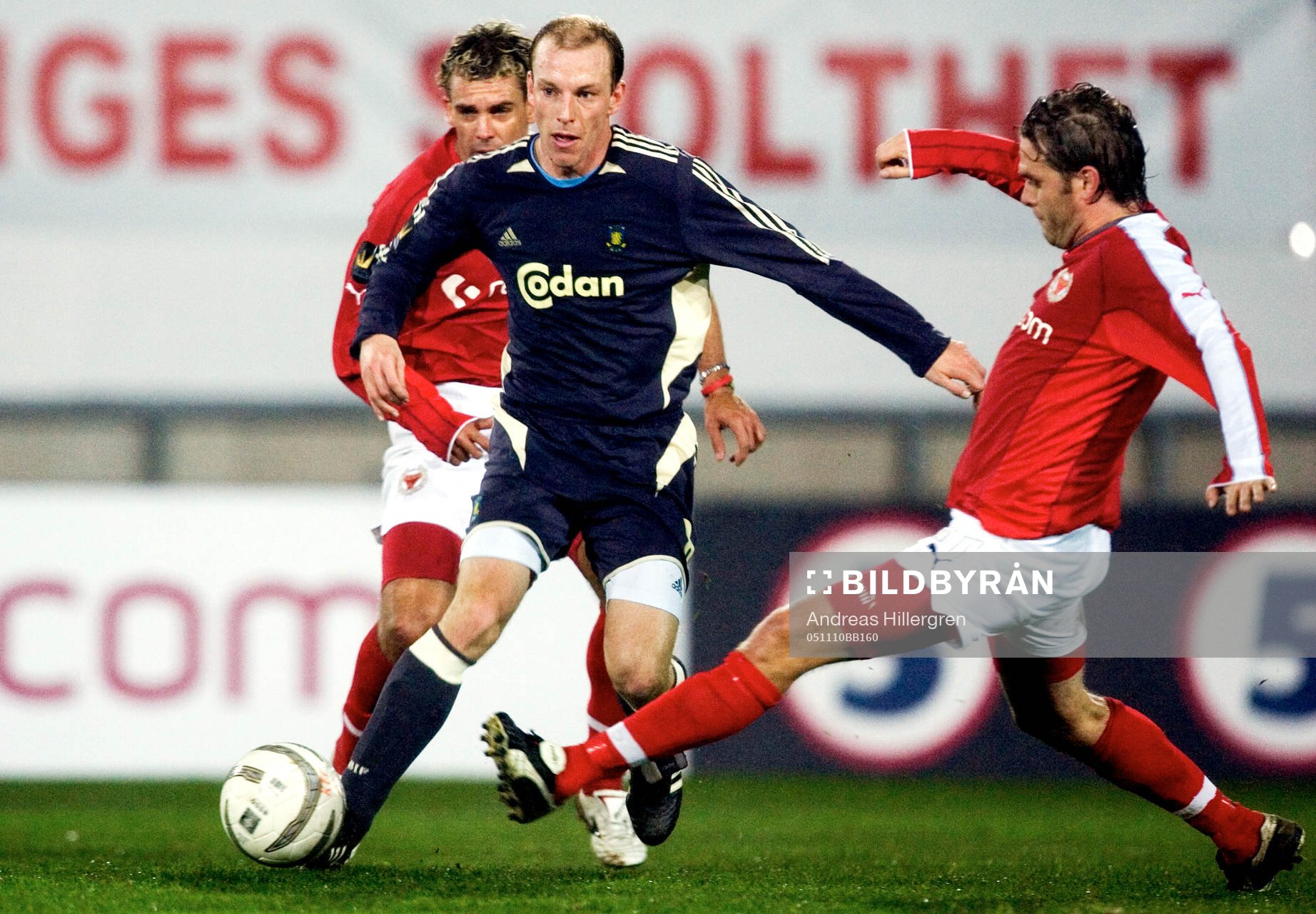 Fabio Augusto, Lasse Johansson och Kim Daugaard