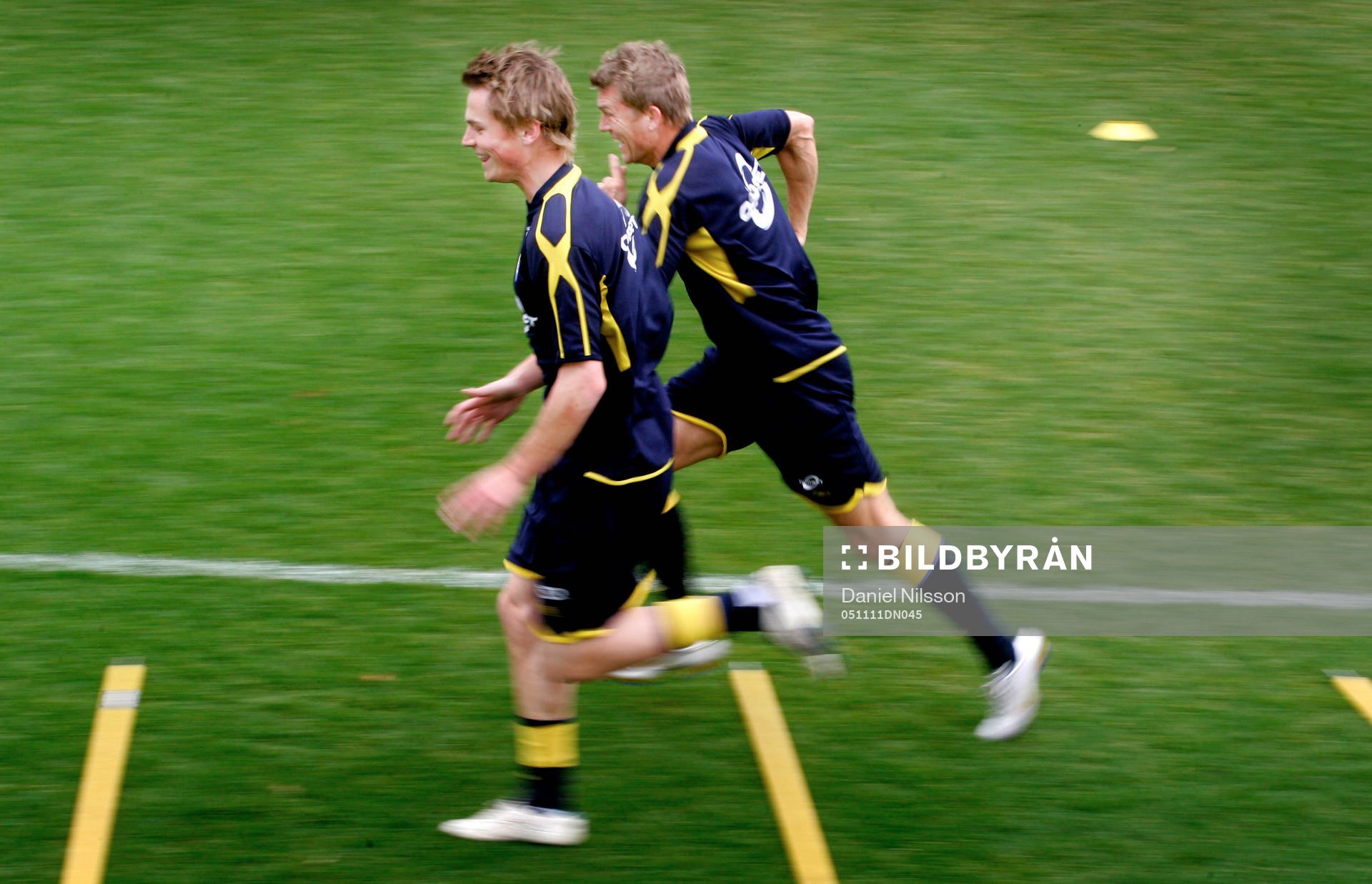 Markus Rosenberg och Markus Allbäck, Sverige