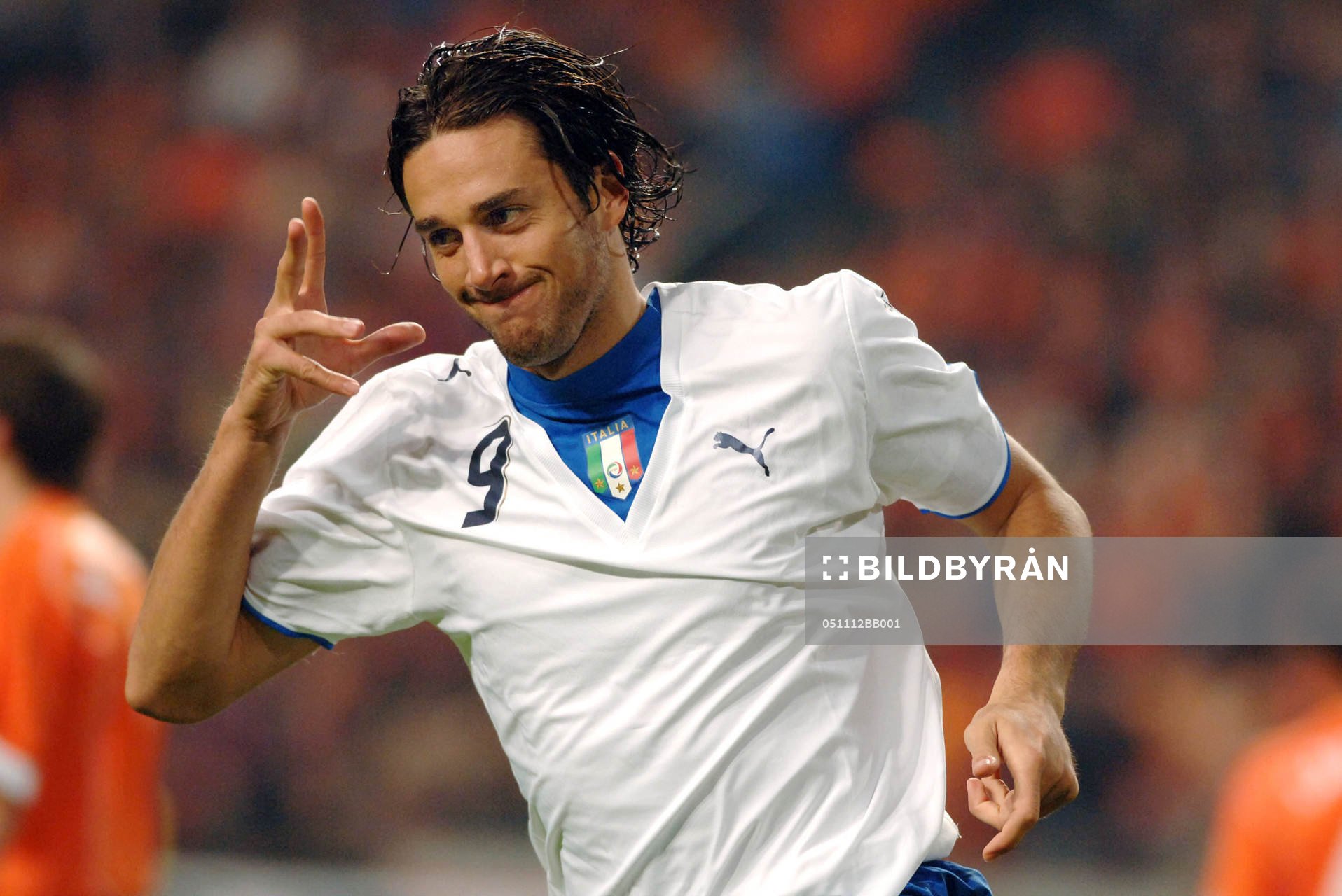 Luca Toni, Italien, jubel
