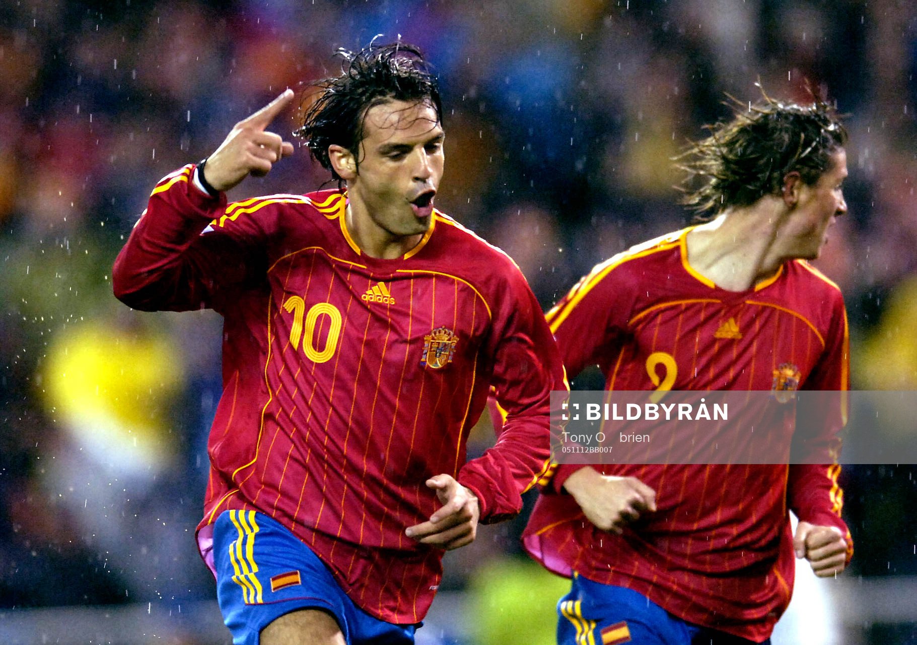 Fernando Morientes, Spanien jubel
