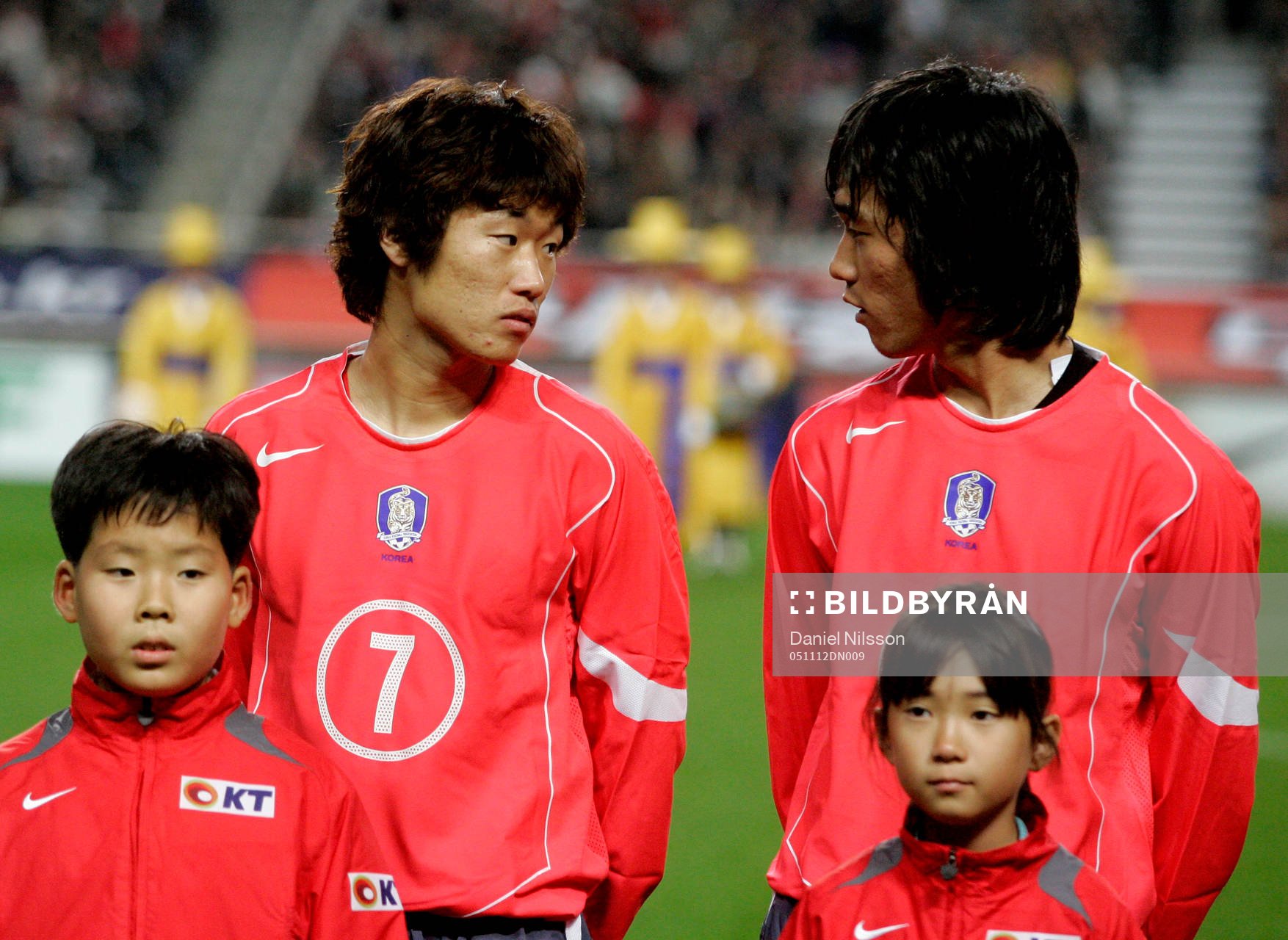 Ji Sung Park och Chu Young Park, Sydkorea