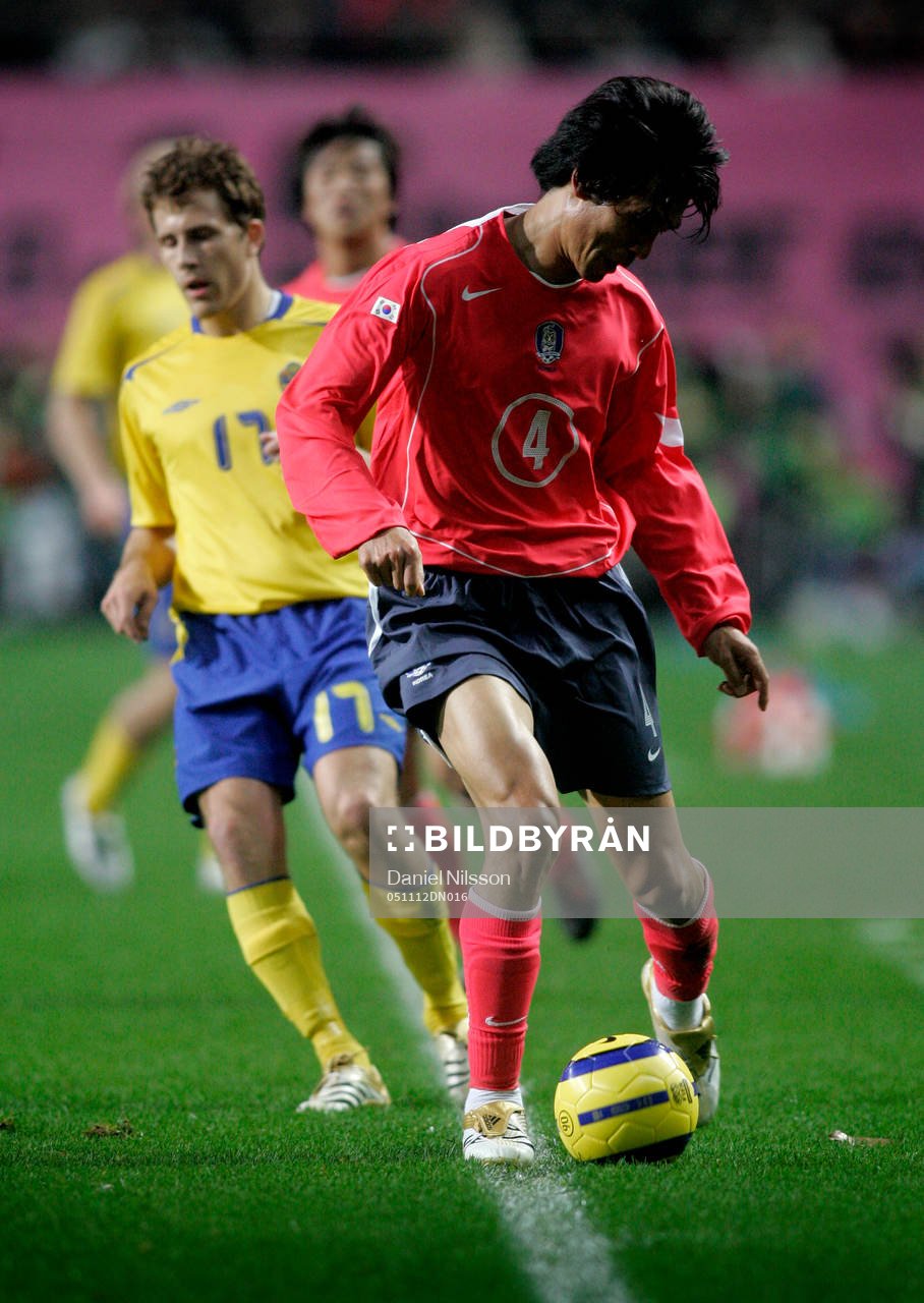 Jin Cheul Choi Sydkorea och Tobias Hysén, Sverige