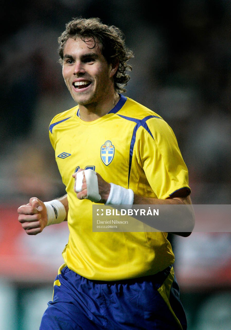 Johan Elmander, Sverige, jubel