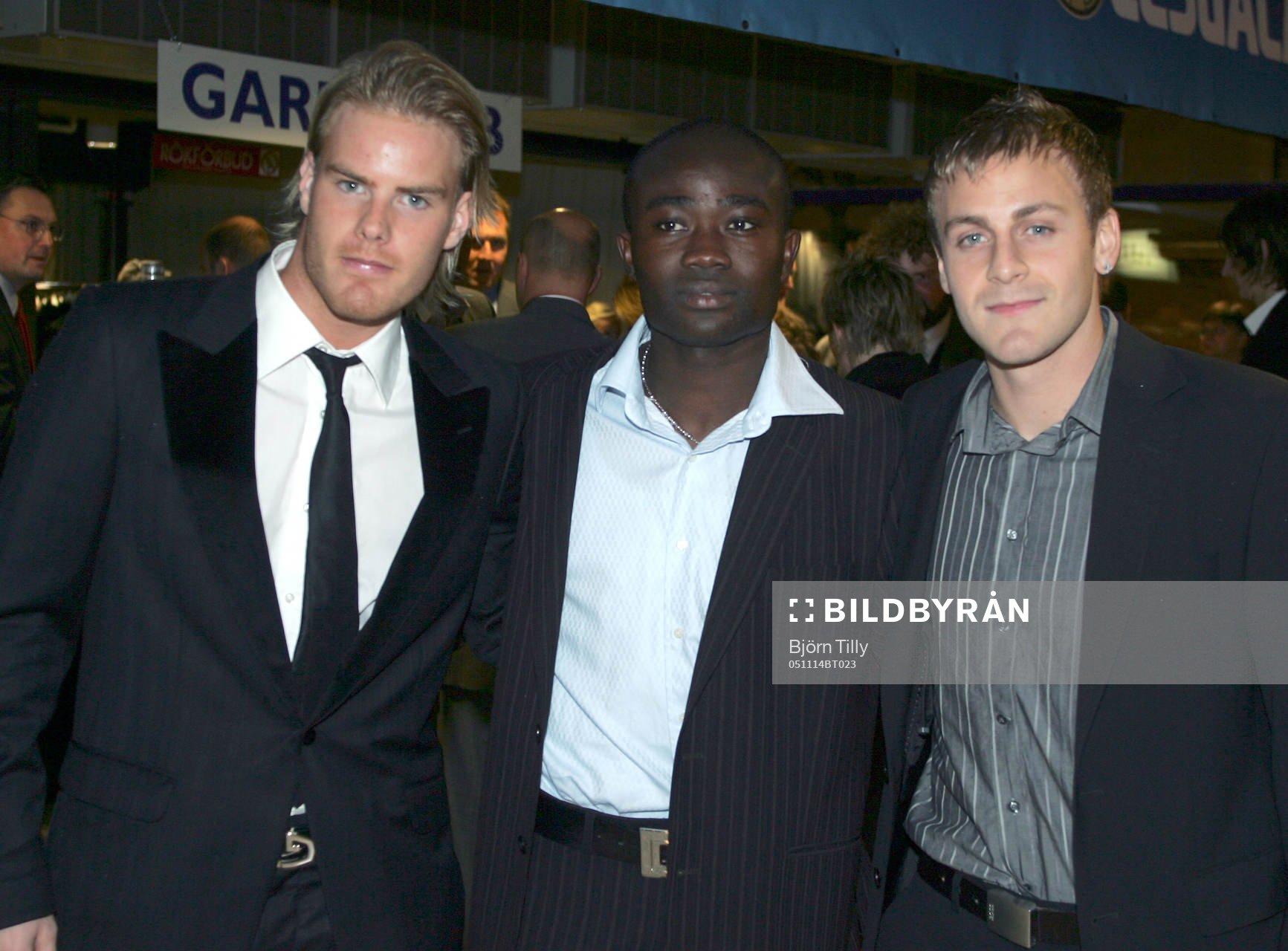 Fredrik Stenman, Jones Kusi Asare och Daniel Sjölund,