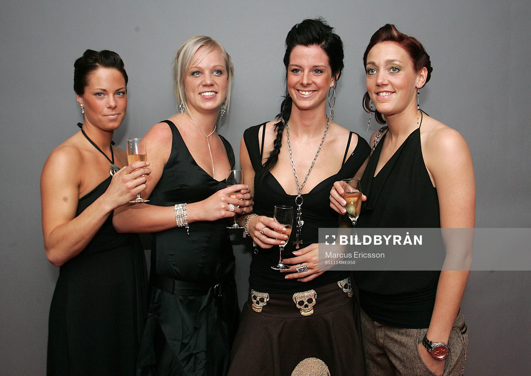 Johanna Almgren, Caroline Seger, Lotta Schelin och Therese