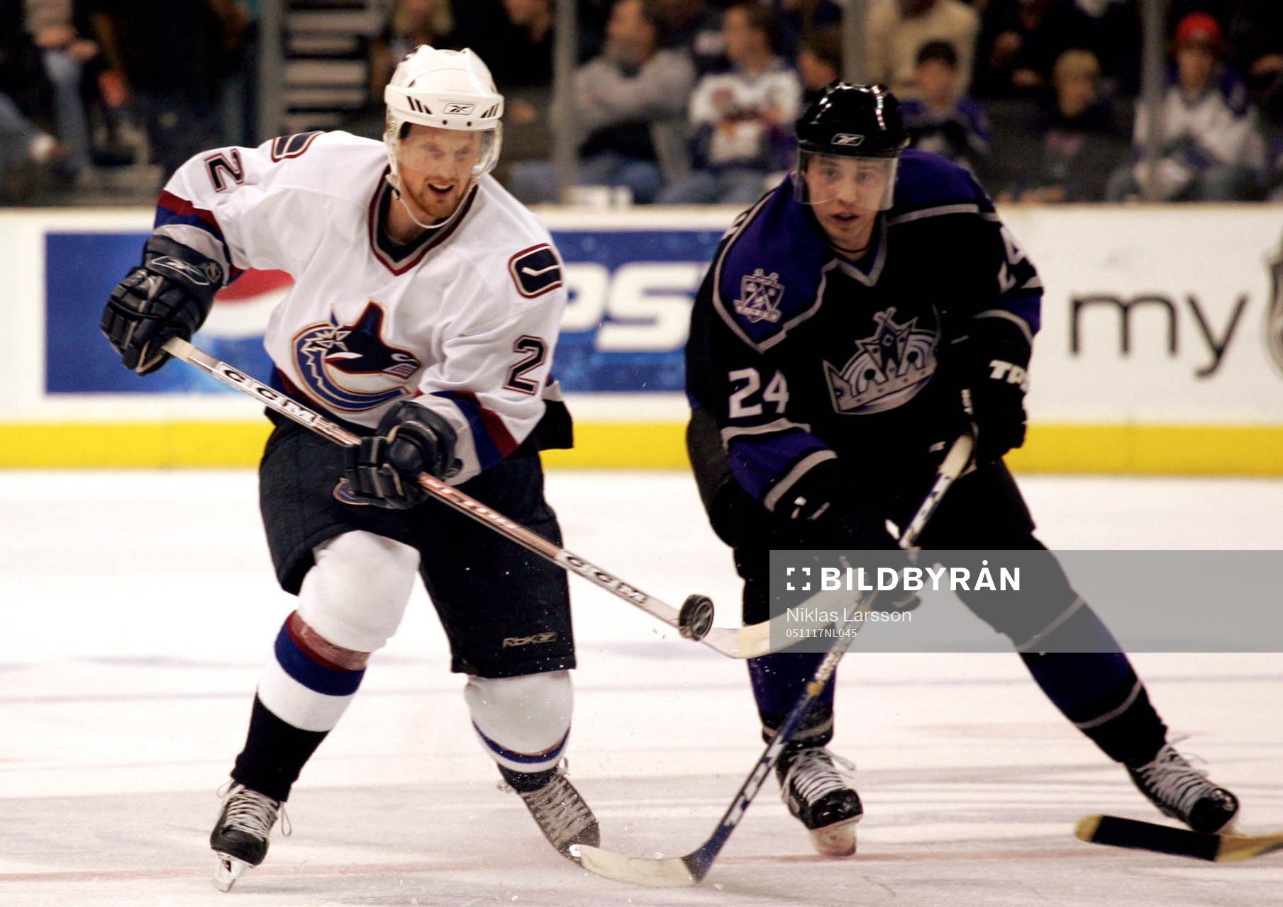 Daniel Sedin, Canucks och Alexander Frolov, Kings