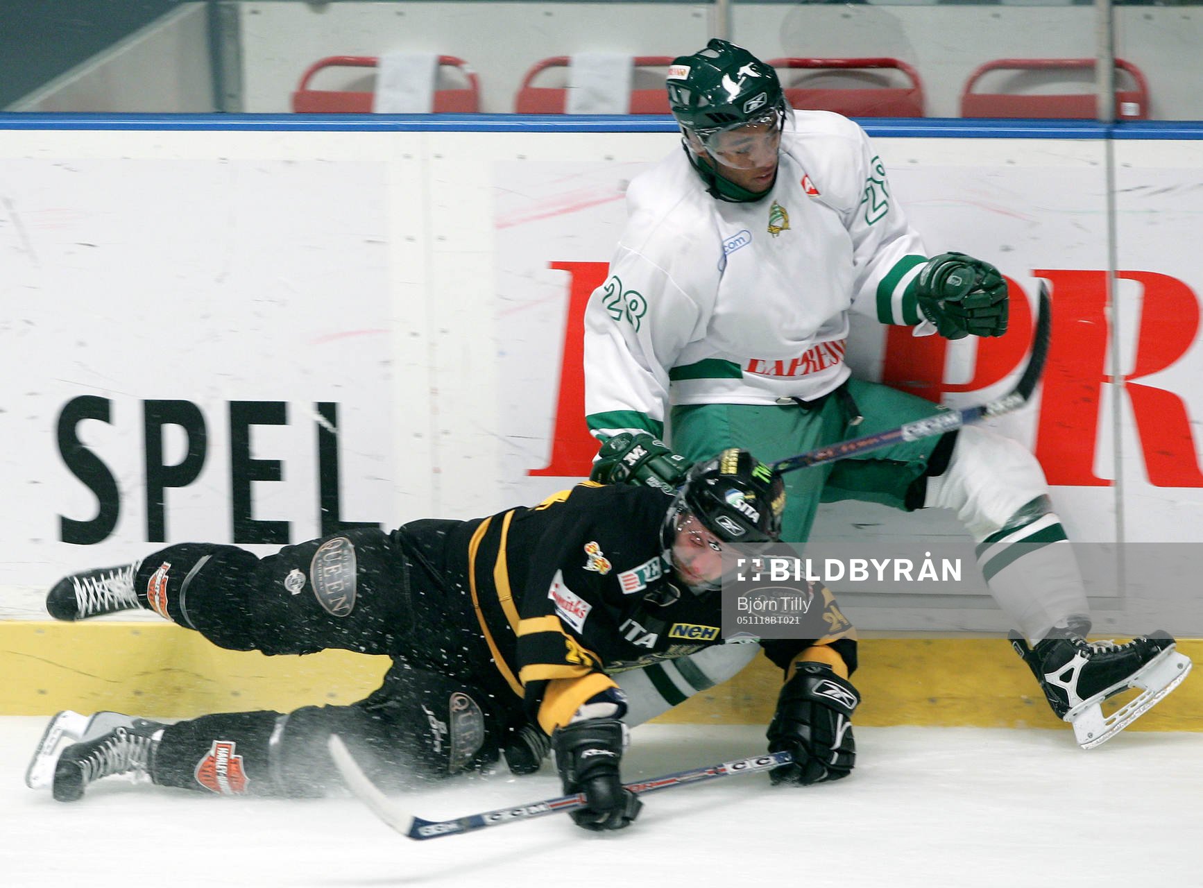 Joakim Millqvist, AIK och Samuel Beckstrand, Hammarby