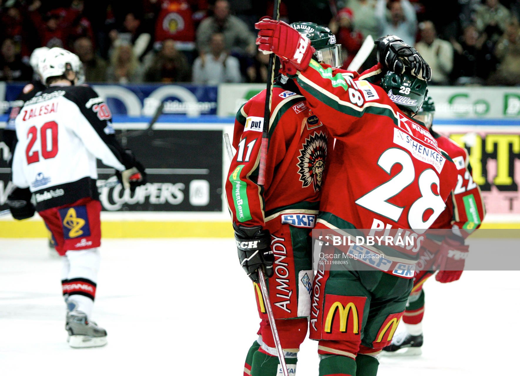 Frölunda, jubel, Magnus Kahnberg