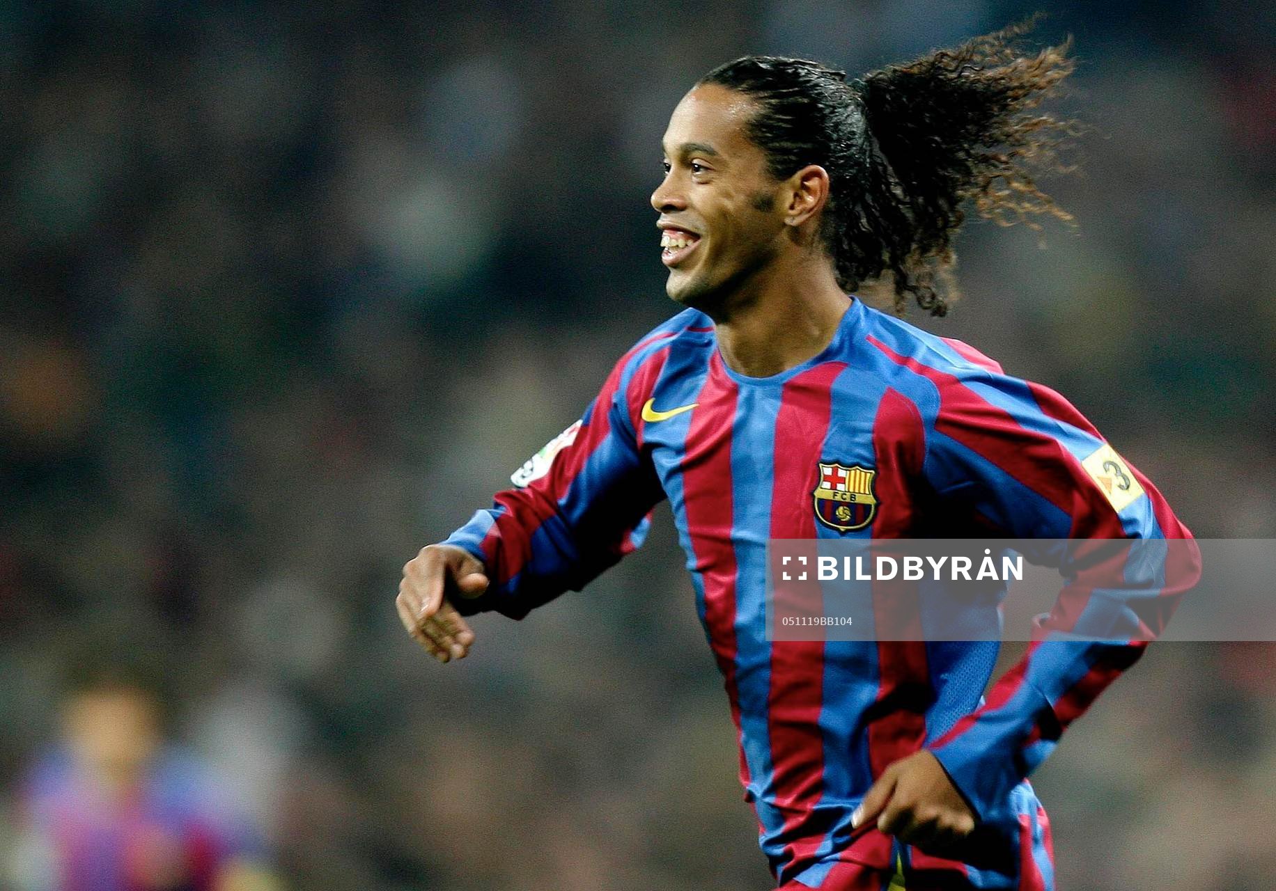 Ronaldinho, Barcelona, jubel