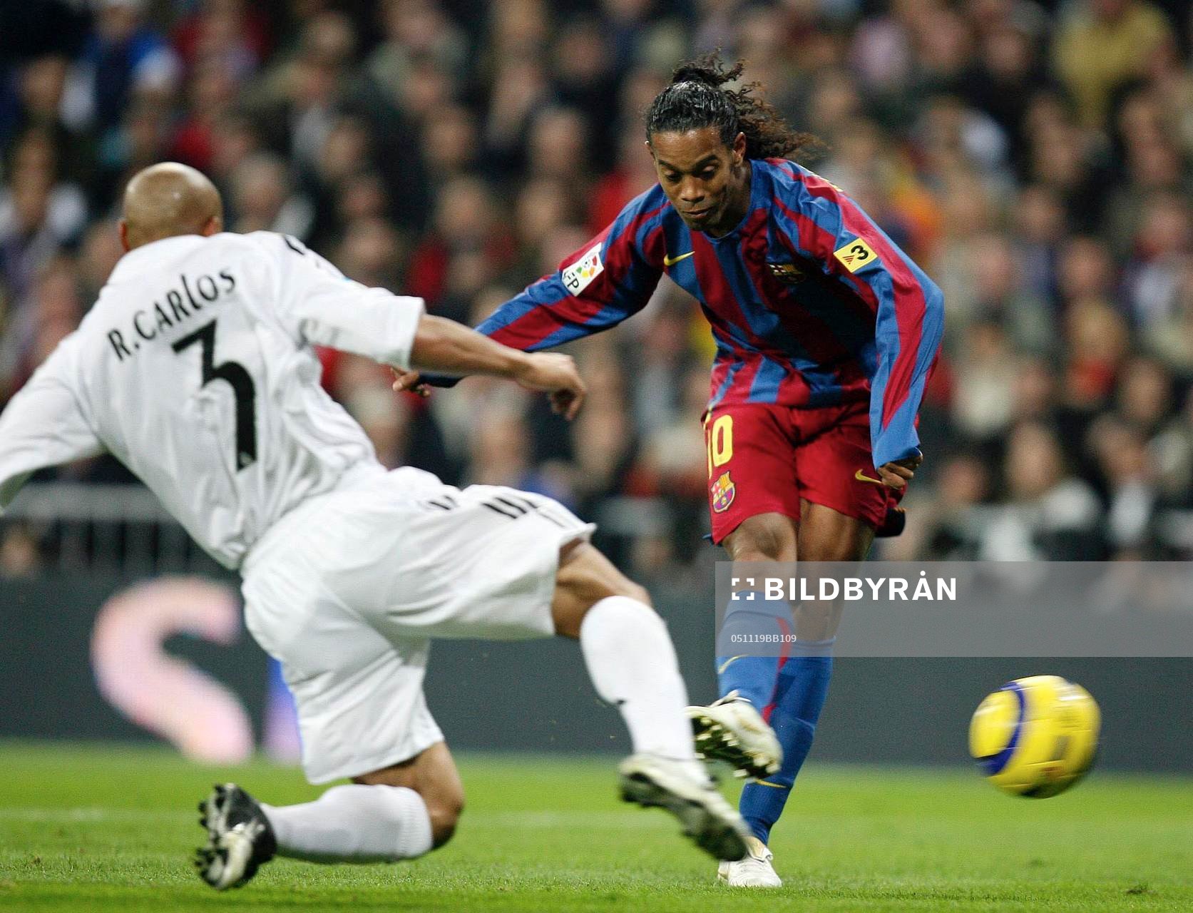 Ronaldinho och Roberto Carlos
