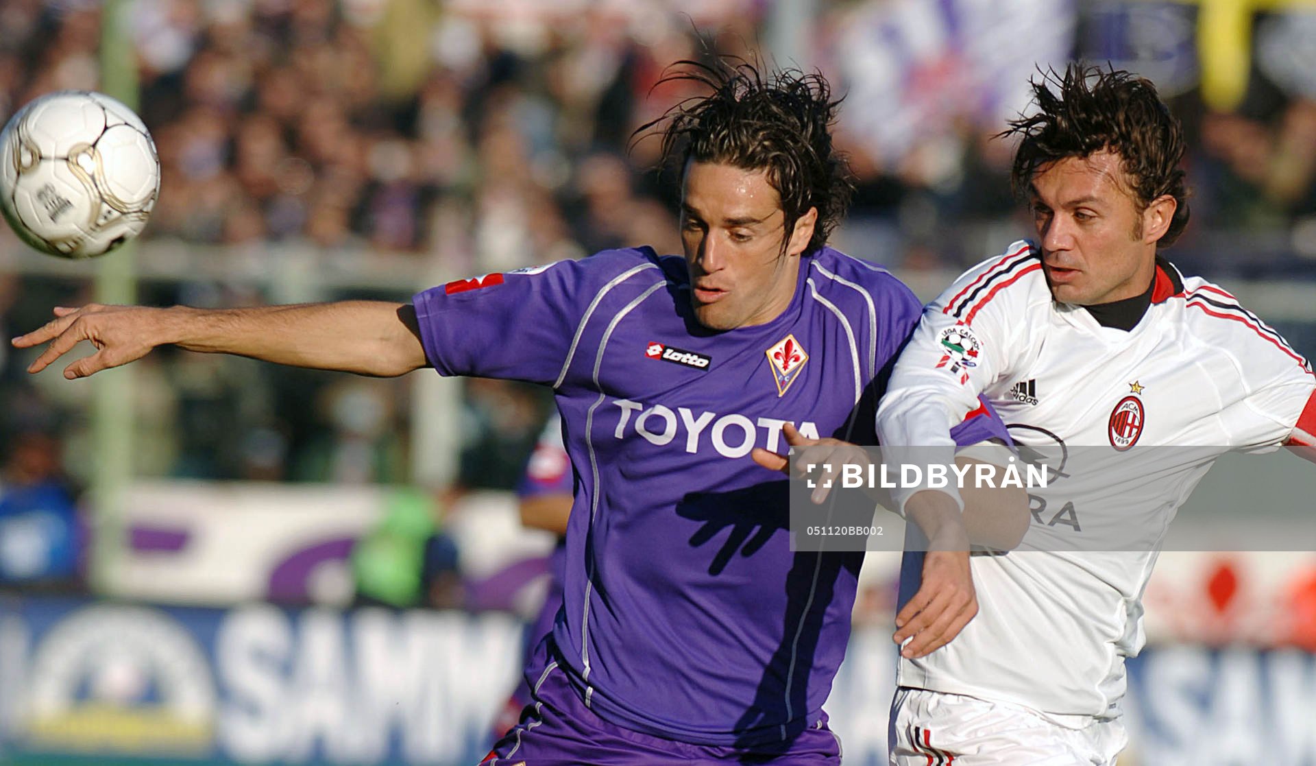 Luca Toni, Fiorentina och Maldini, Milan