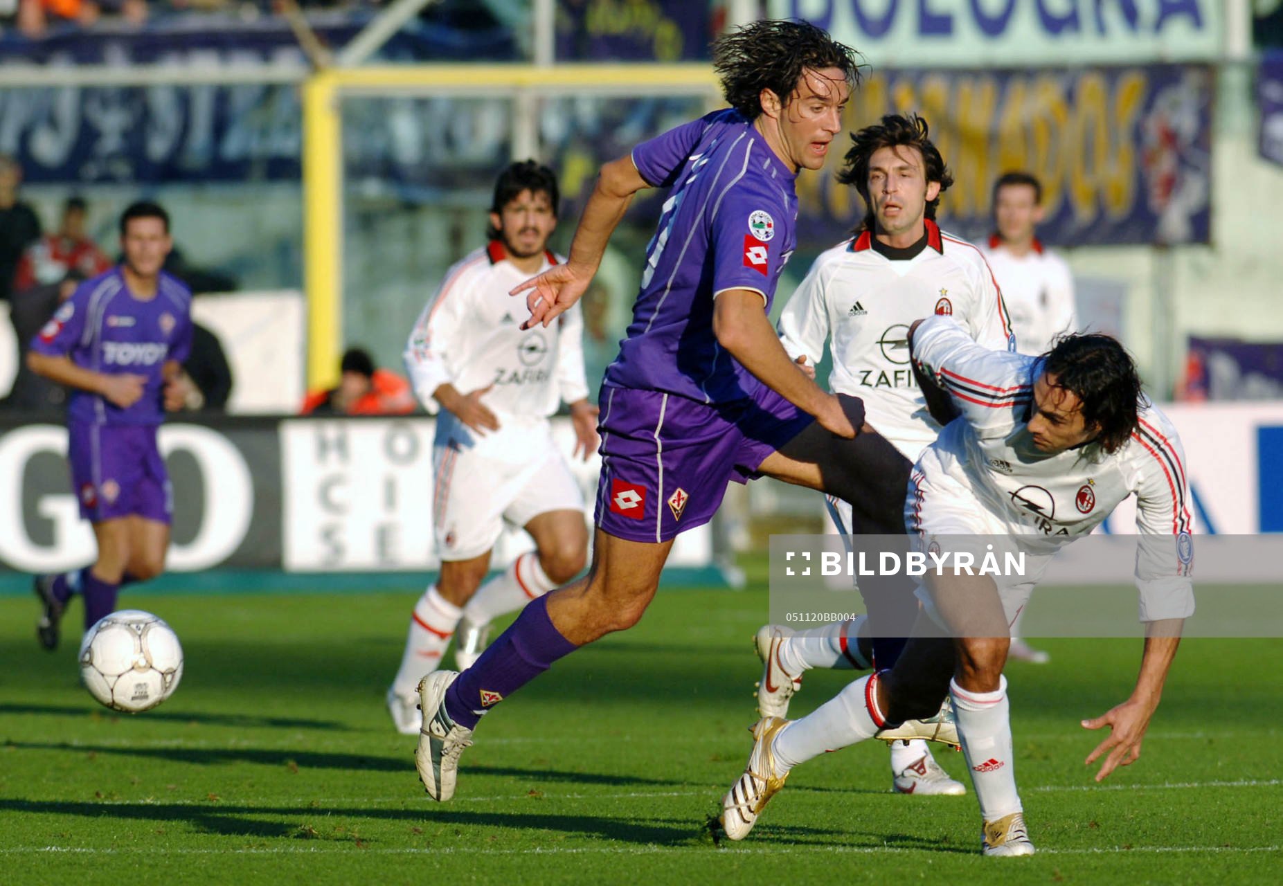 Luca Toni, Fiorentina och Alessandro Nesta, Milan