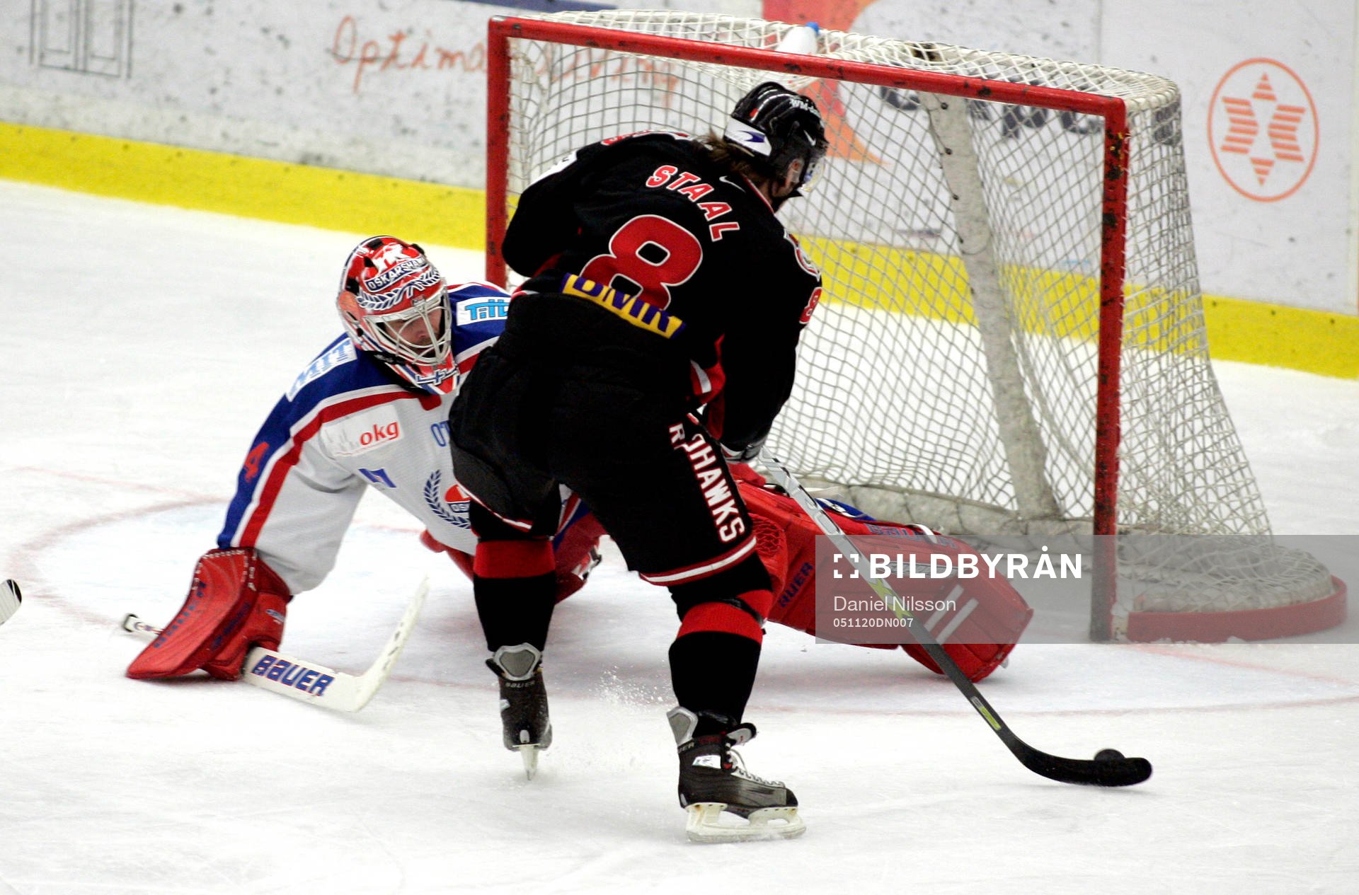 Kim staal, Malmö gör mål på Timo Leinonen, Oskarshamn