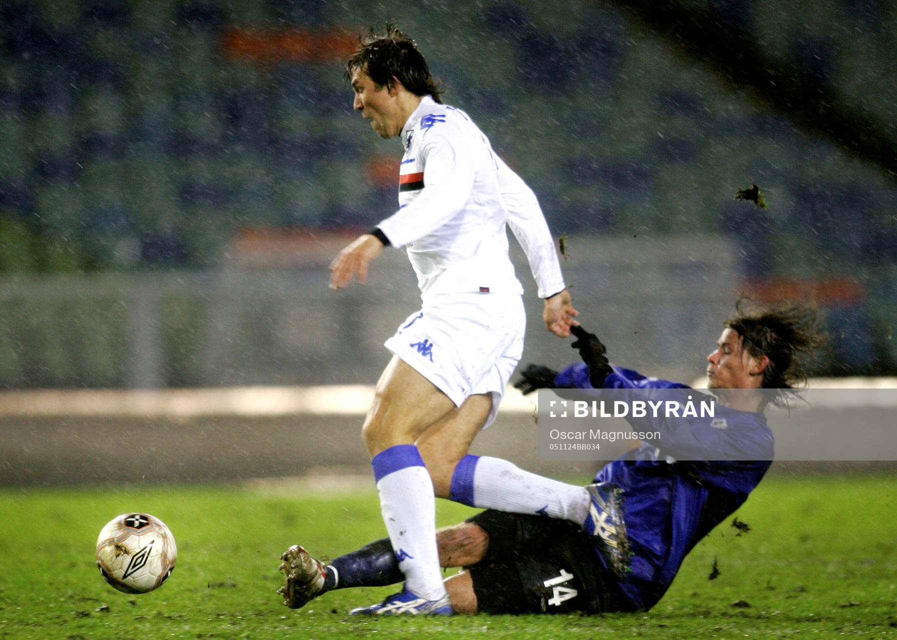 Vitali Kutozov, Sampdoria och Dusan Djuric, Halmstad