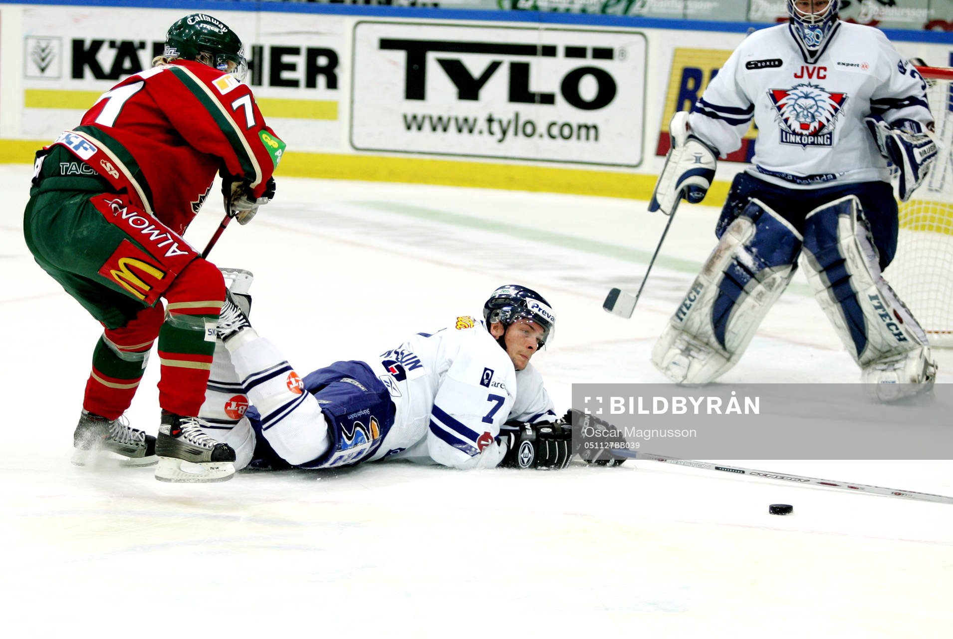 Antti-Jussi Niemi, Frölunda och Magnus Johansson,