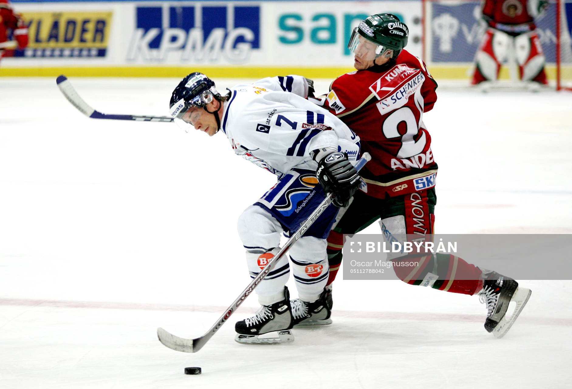 Magnus Johansson, Linköping och Niklas Andersson, Frölunda
