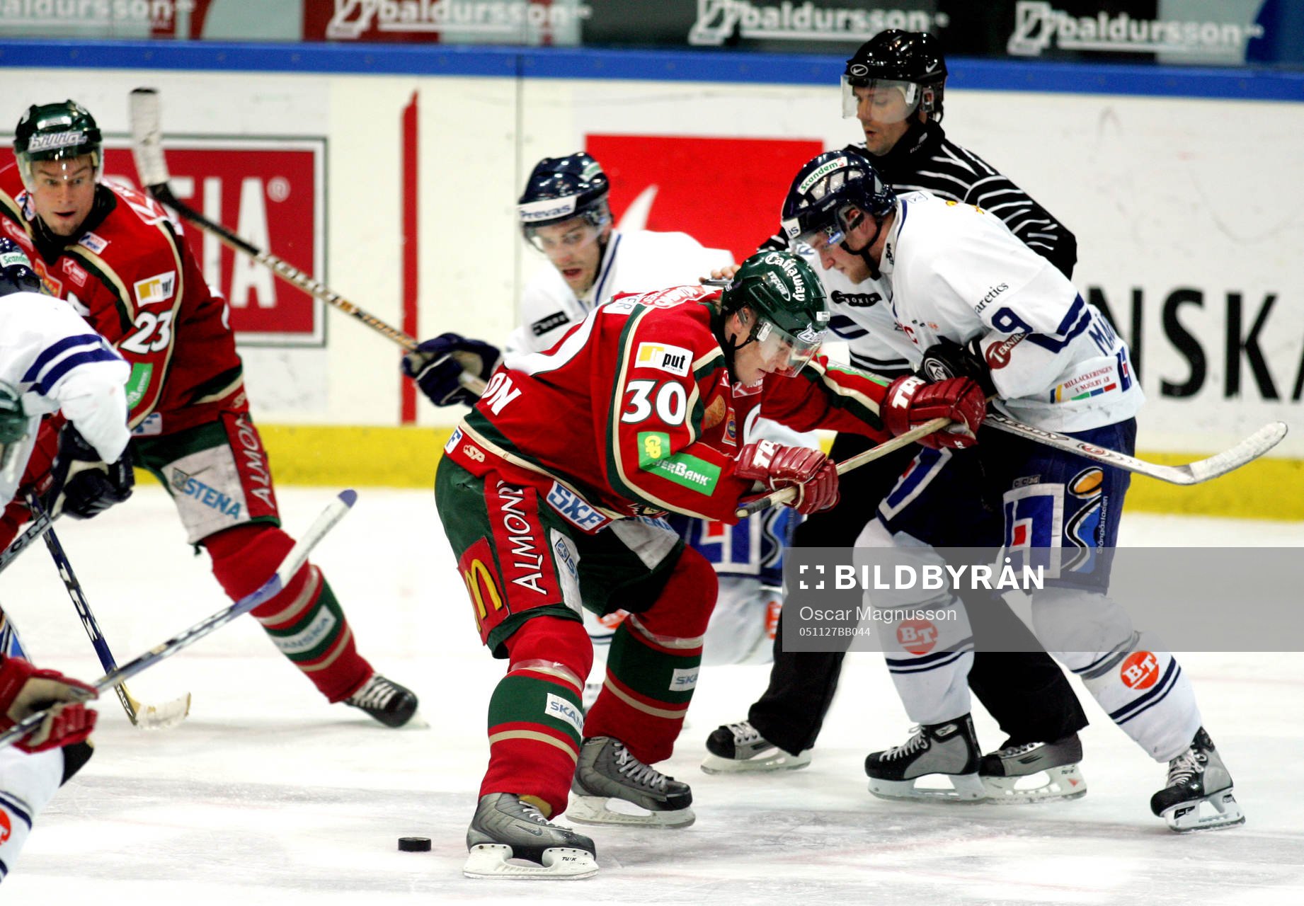 Jonas Johnson, Frölunda och Tony Mårtensson, Linköping i
