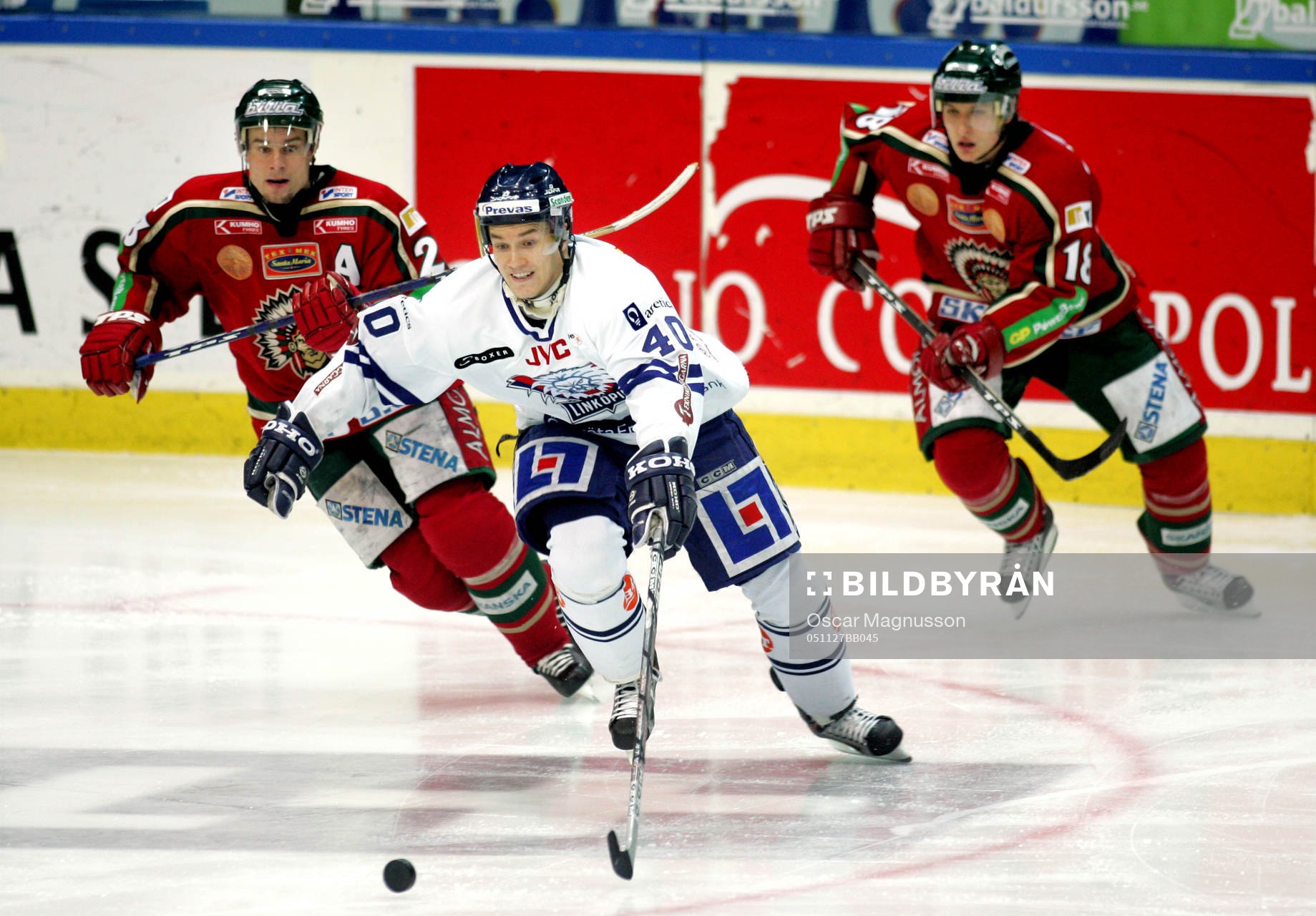 Niklas Andersson och Kirill Starkov, Frölunda och Jussi
