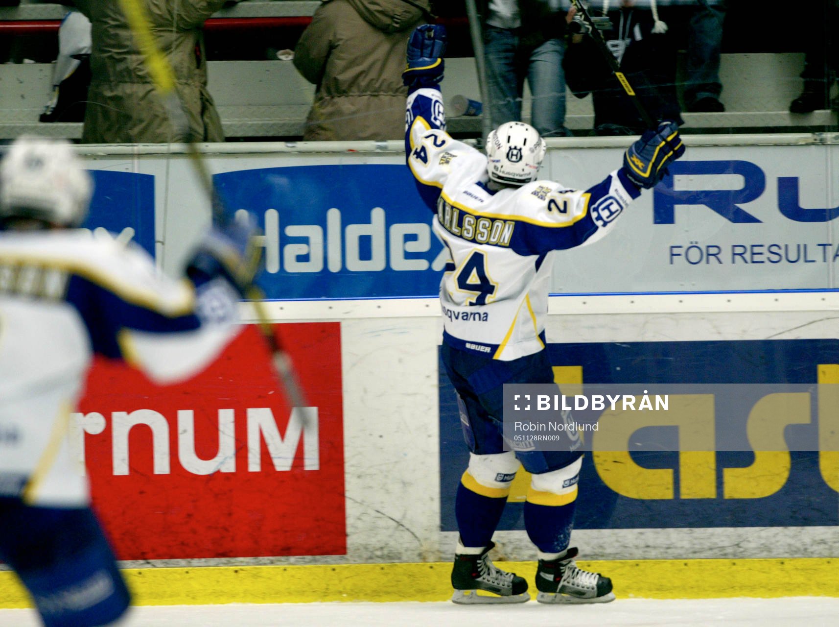 3-2 efter förlängning av Andreas Karlsson, jubel