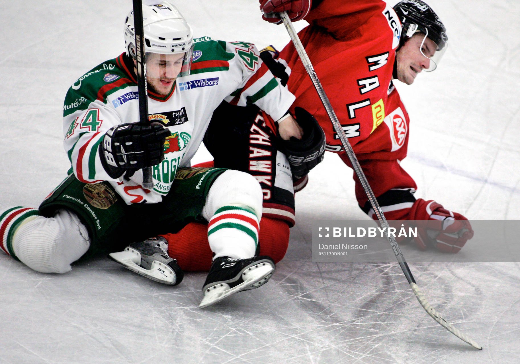 Robert Tomik Malmö och Andreas Byström, Rögle