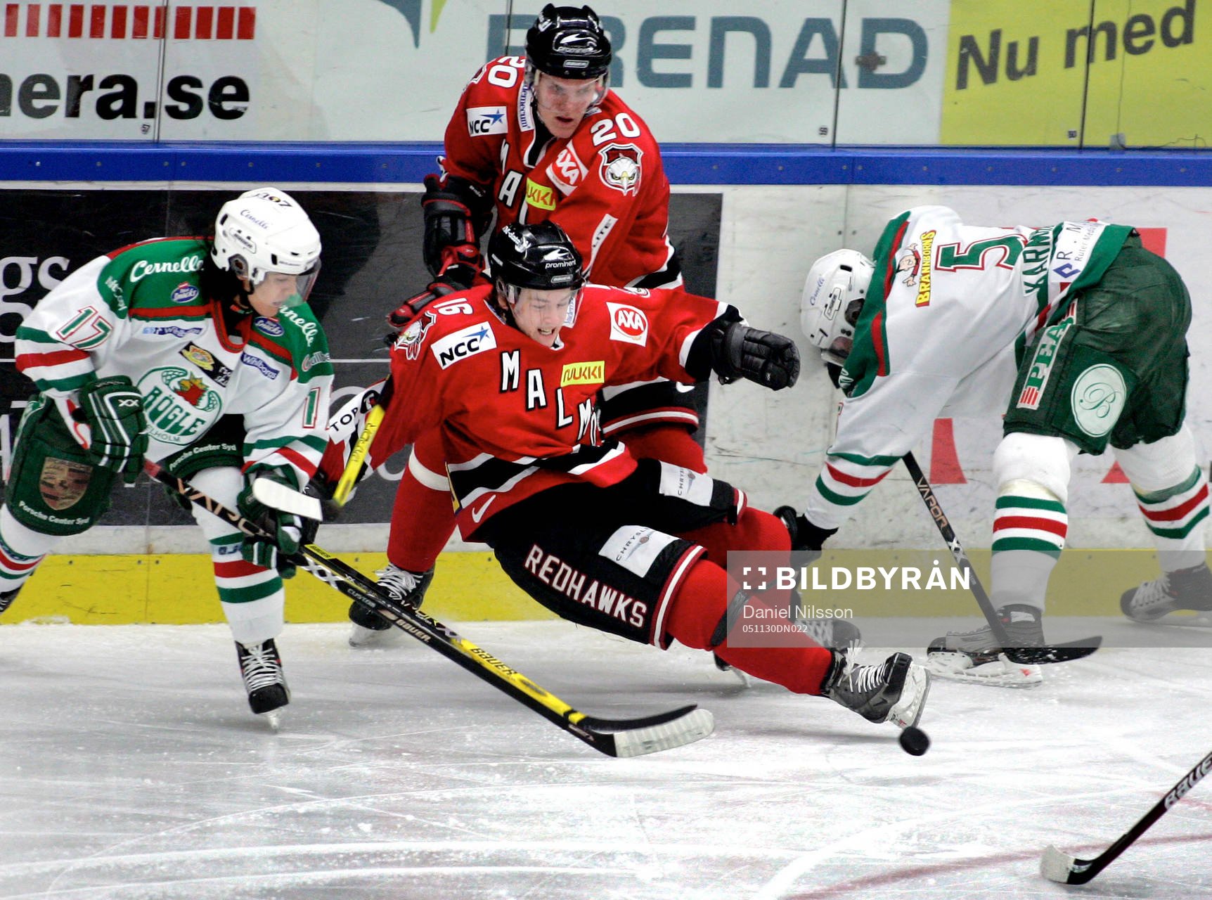 Niklas Wentzel, Niklas Karmhag, Rögle, Nicklas Jadeland