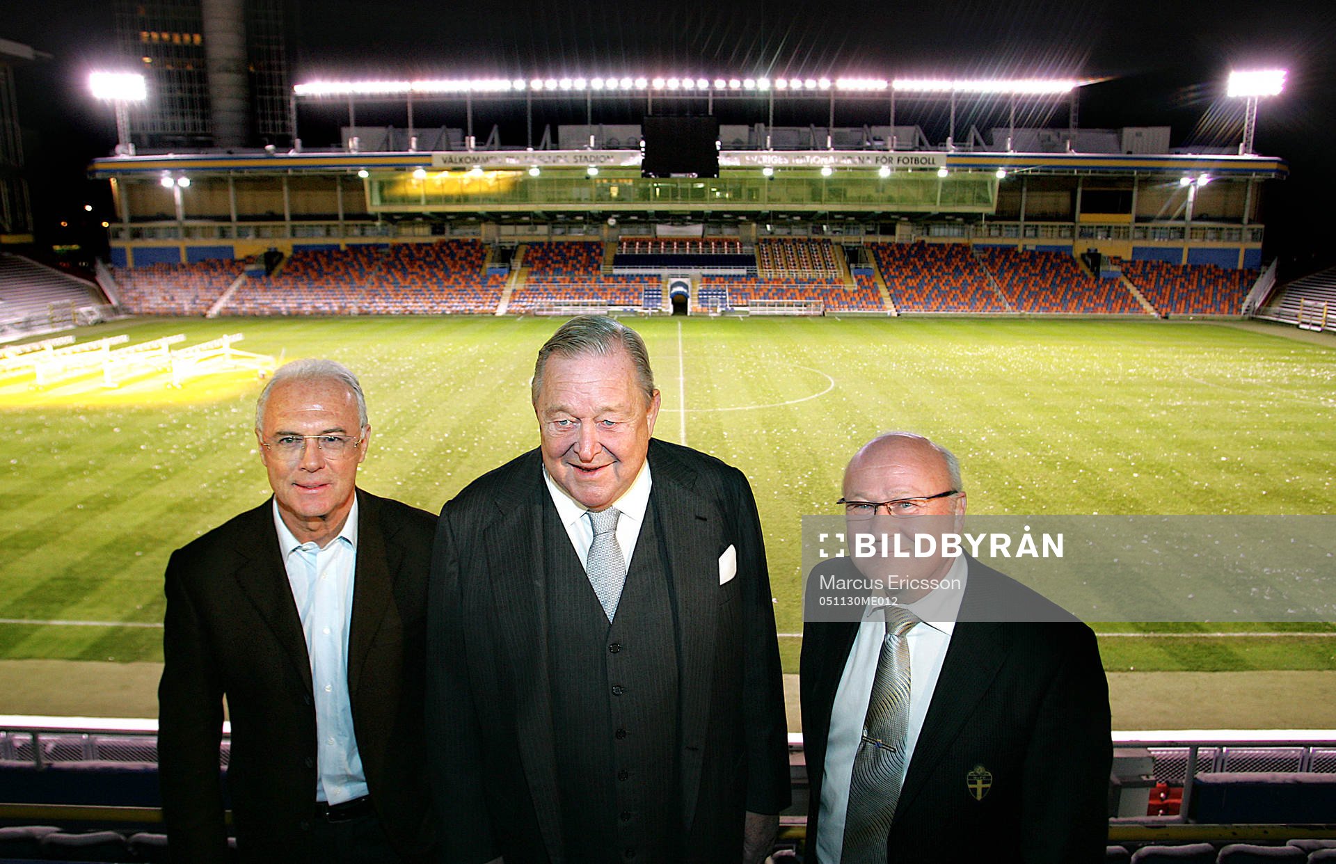 Franz Beckenbauer, Lennart Johansson och Lars-Åke Lagrell