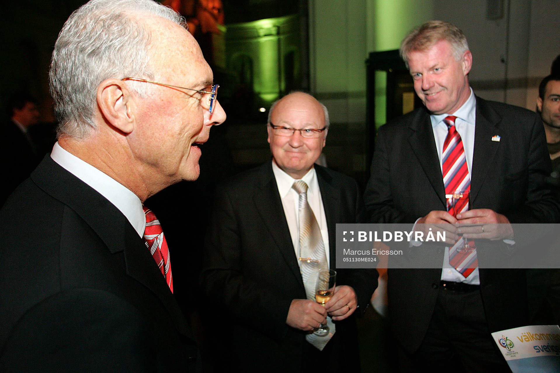 Franz Beckenbauer och Lars-Åke Lagrell