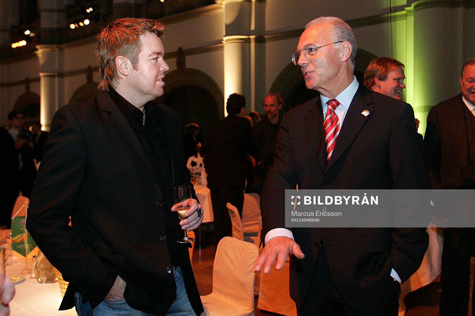 Tomas Brolin och Franz Beckenbauer
