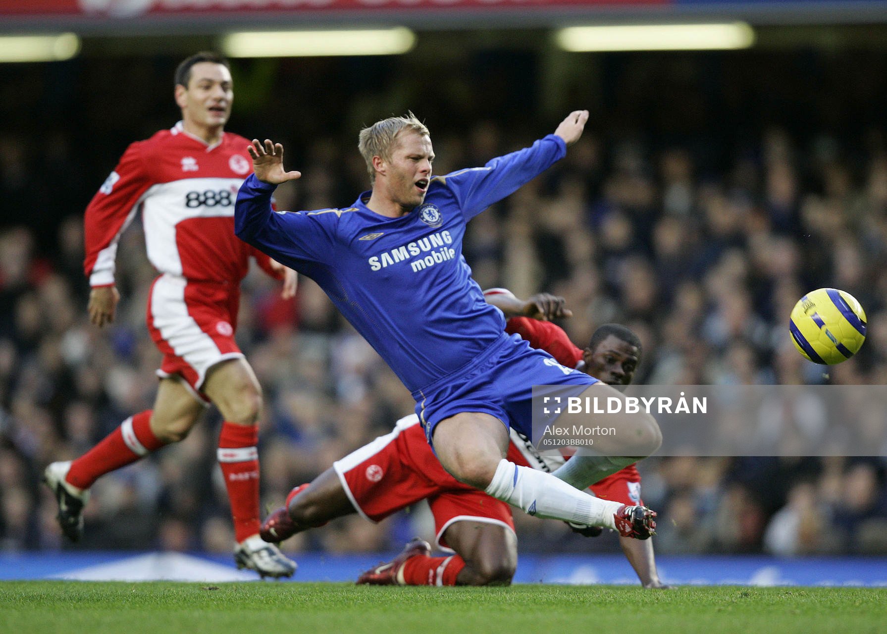 Eidur Gudjohnsen, Chelsea och George Boateng, Middlesbrough