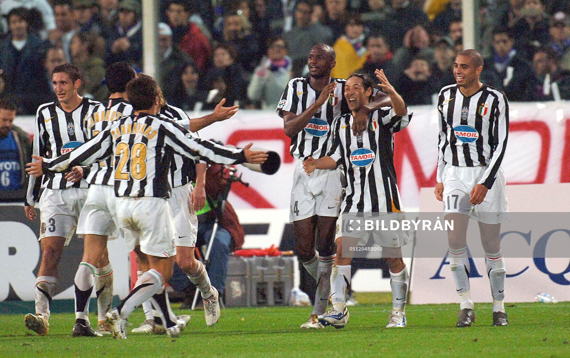 Camoranesi,  Juventus, jubel